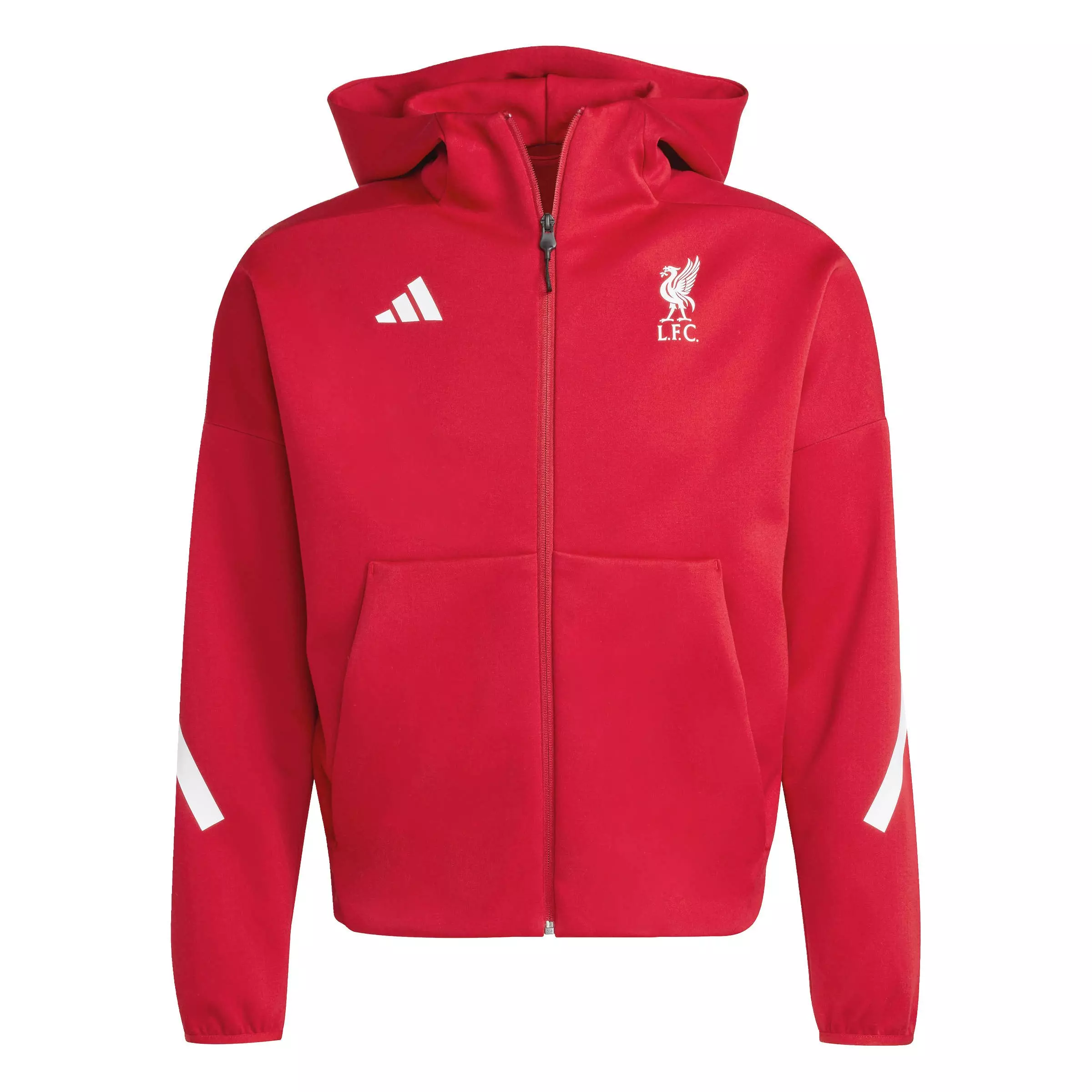 adidas Men's Liverpool FC adidas Z.N.E. Anthem Jacket -Red - RED