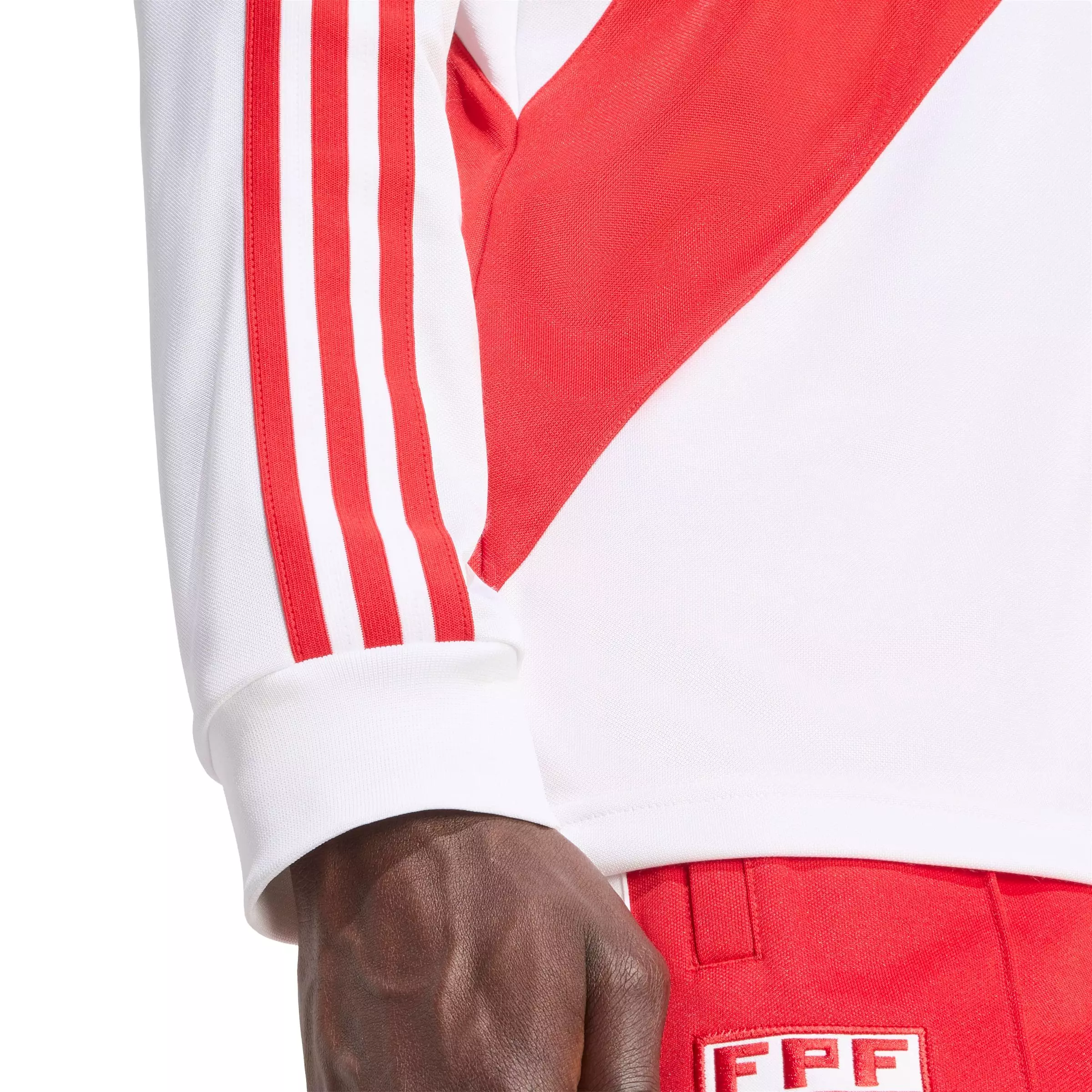 adidas Originals Men's Peru 1978 Jersey - White/Red - WHITE/RED