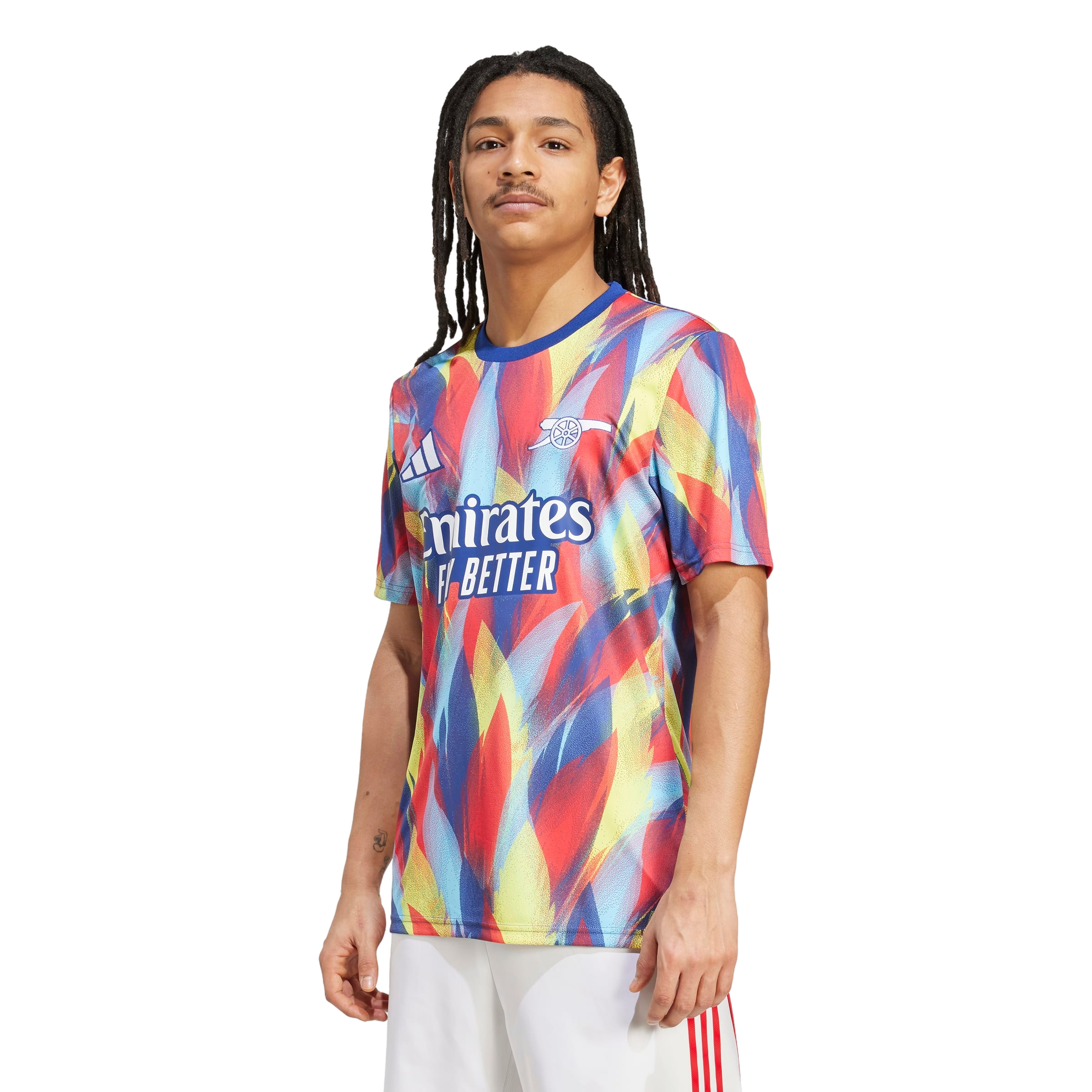 adidas Men's Arsenal 25/26 Pre-Match Jersey -Blue - BLUE Thumbnail View 1