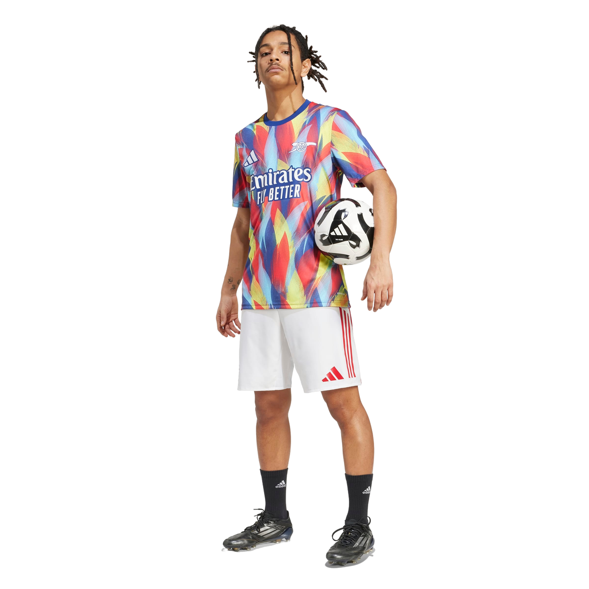 adidas Men's Arsenal 25/26 Pre-Match Jersey -Blue - BLUE Thumbnail View 6