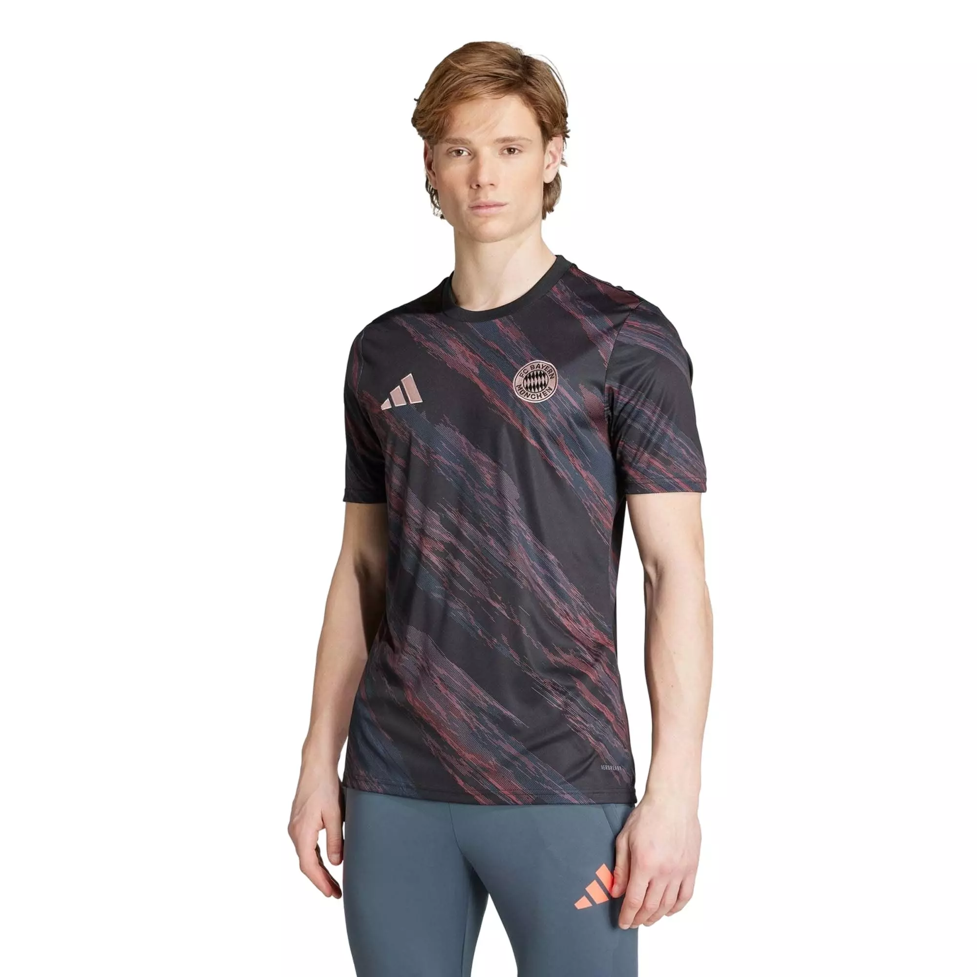 adidas Men's FC Bayern 25/26 Pre-Match Jersey - Black - BLACK