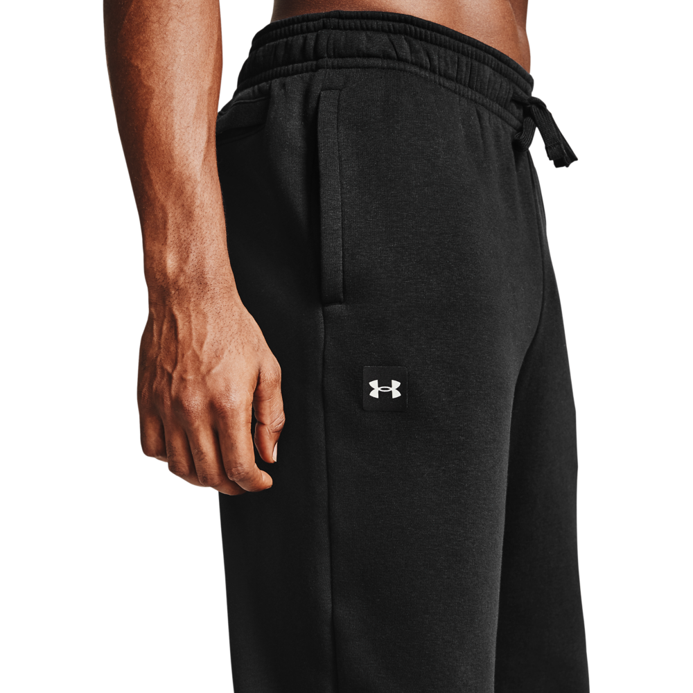 Under Armour Men's UA Rival Fleece Pants - BLACK Thumbnail View 3