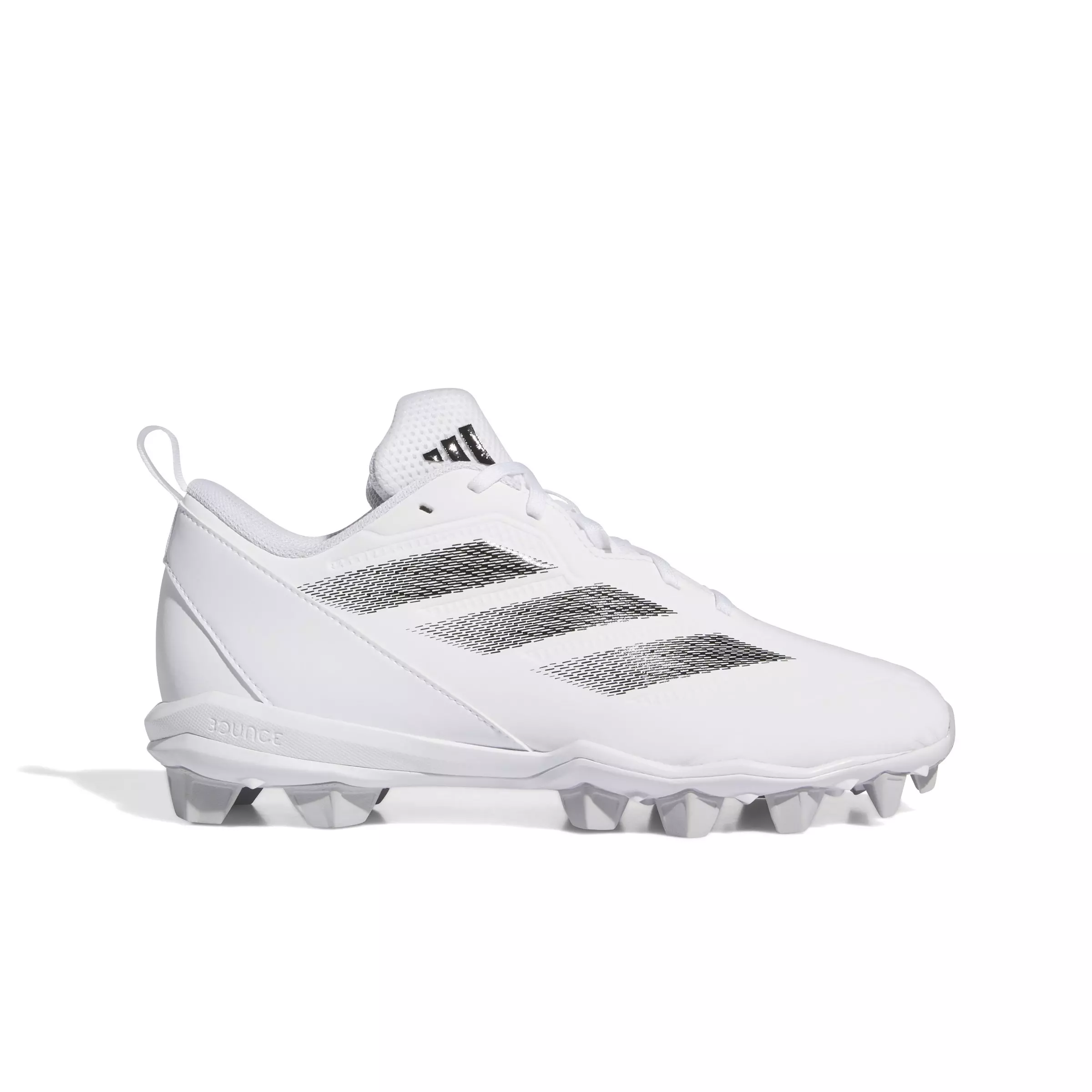 adidas Adizero Instinct "Ftwr White/Core Black/Team Light Grey" Women's Softball Cleat - WHITE/BLACK/LT GREY