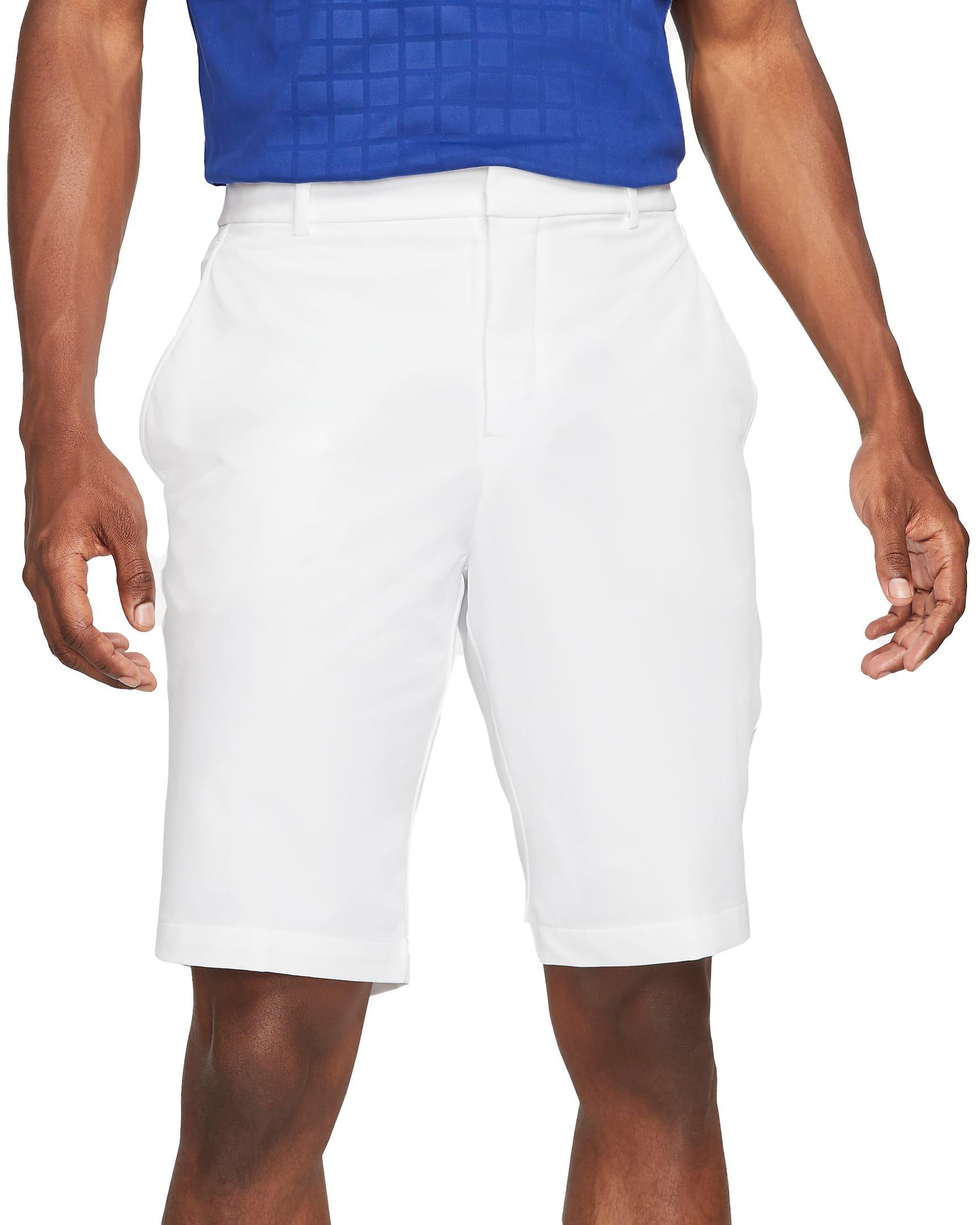 Nike Men's White Golf Shorts - WHITE Thumbnail View 1