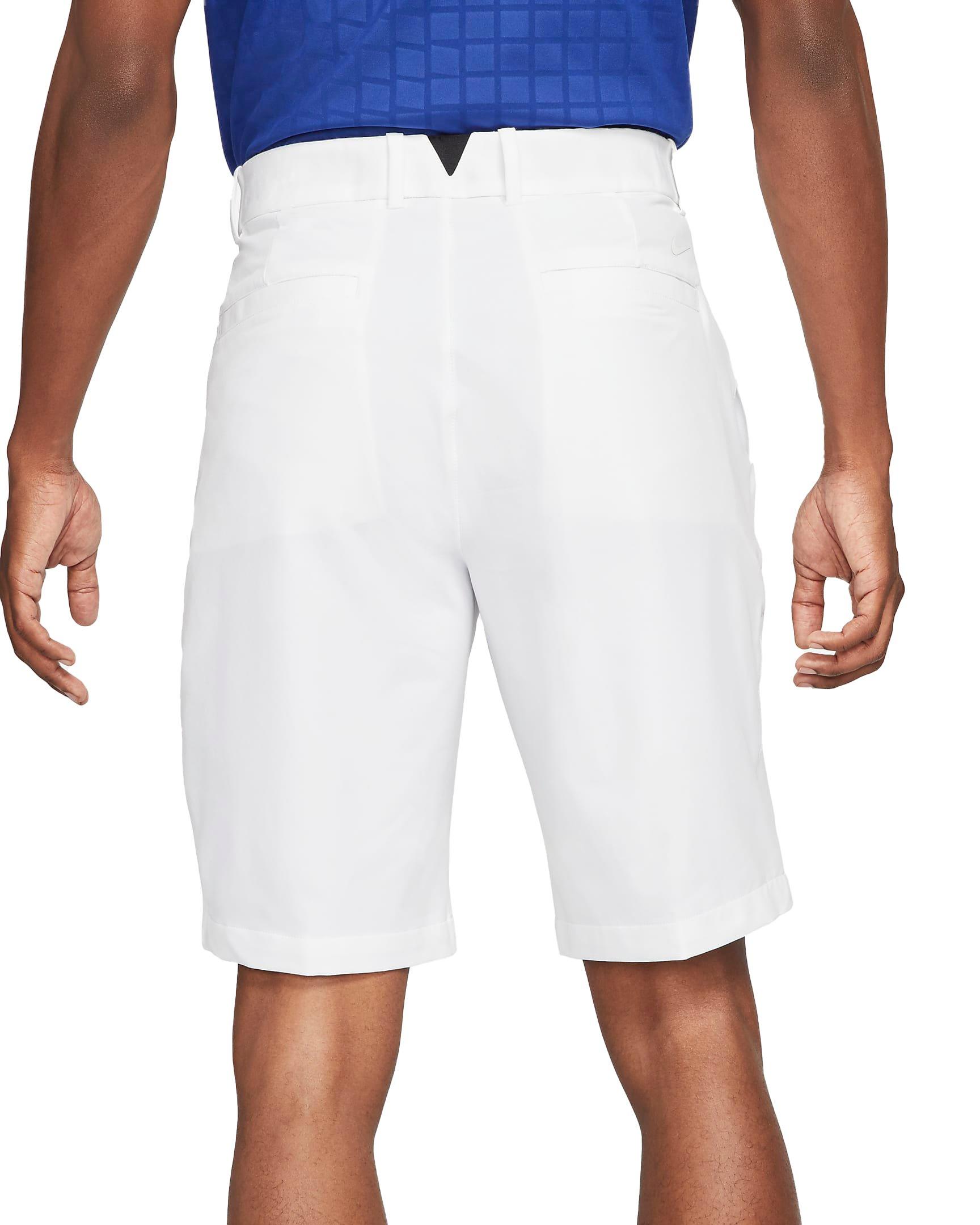 Nike Men's White Golf Shorts - WHITE Thumbnail View 2
