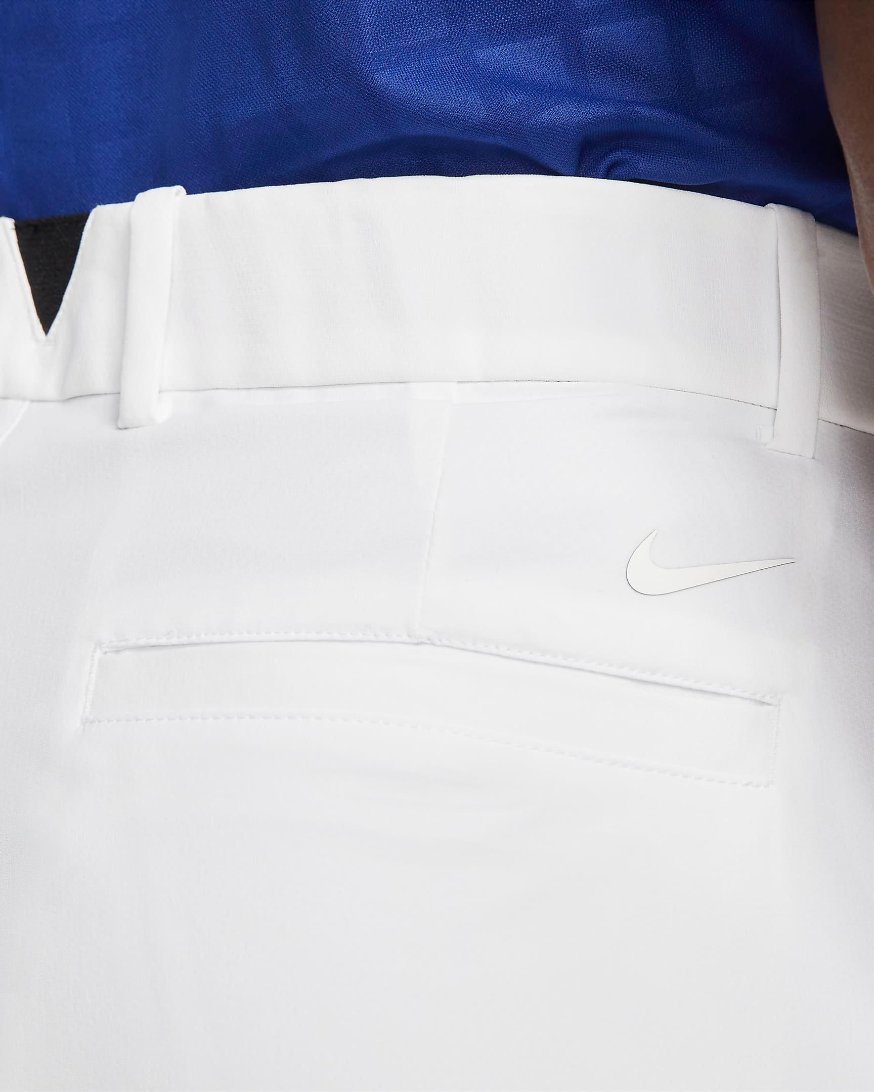 Nike Men's White Golf Shorts - WHITE Thumbnail View 3