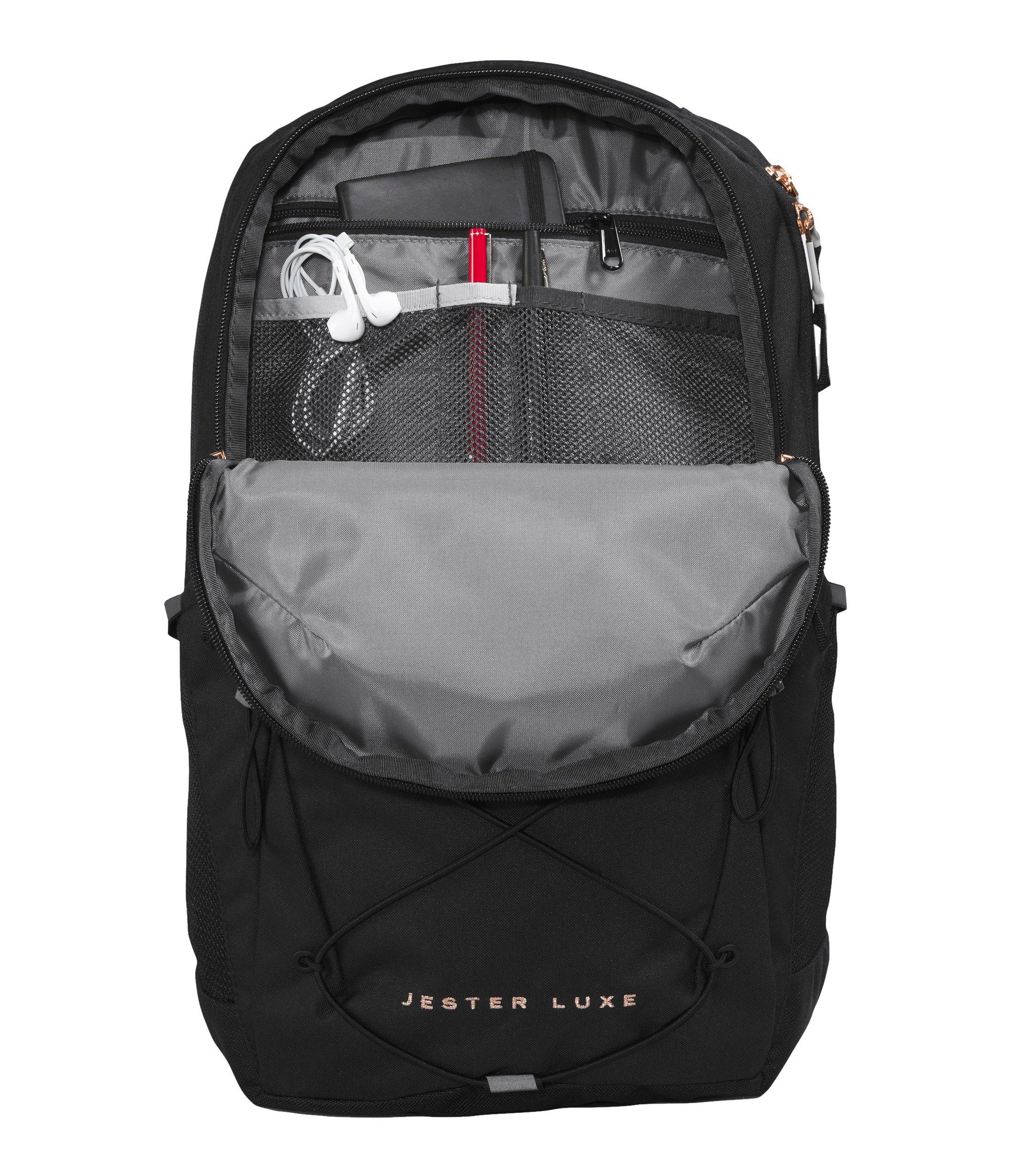 The North Face Jester Luxe Black Backpack