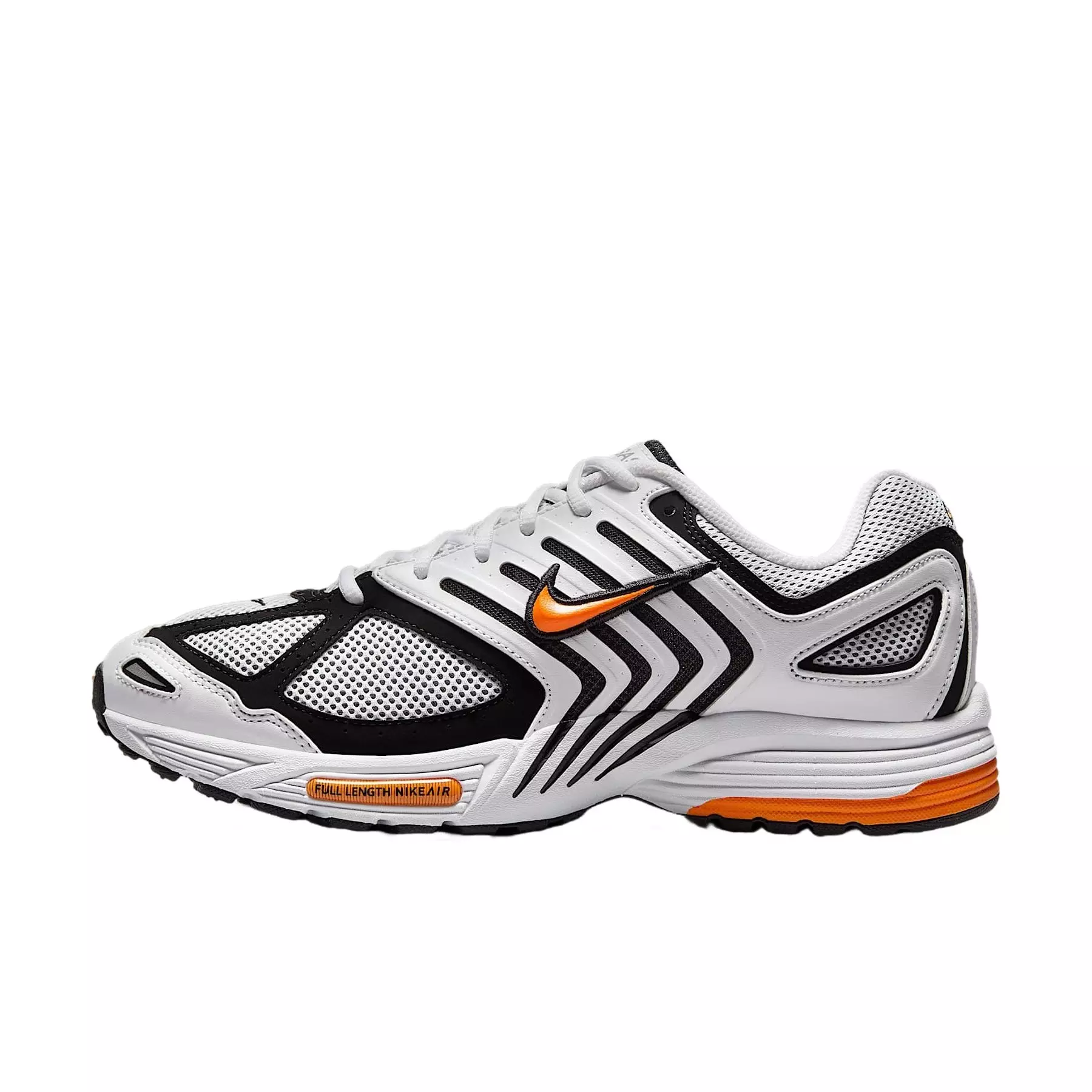 Nike Air Pegasus 2005 "White/Black/Metallic Silver/Safety Orange" Men's Shoe - WHITE/BLACK/SILVER/ORANGE