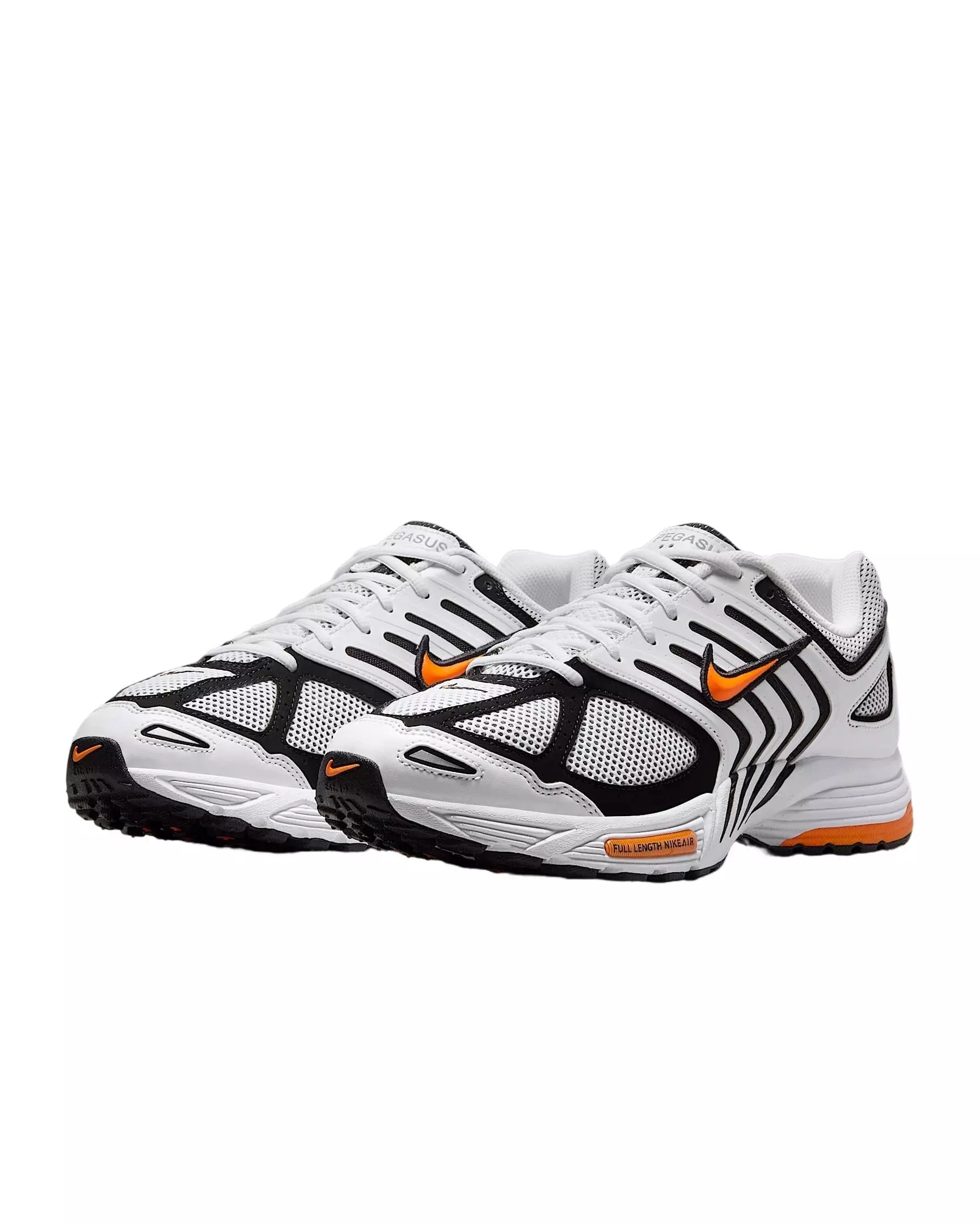 Nike Air Pegasus 2005 "White/Black/Metallic Silver/Safety Orange" Men's Shoe - WHITE/BLACK/SILVER/ORANGE