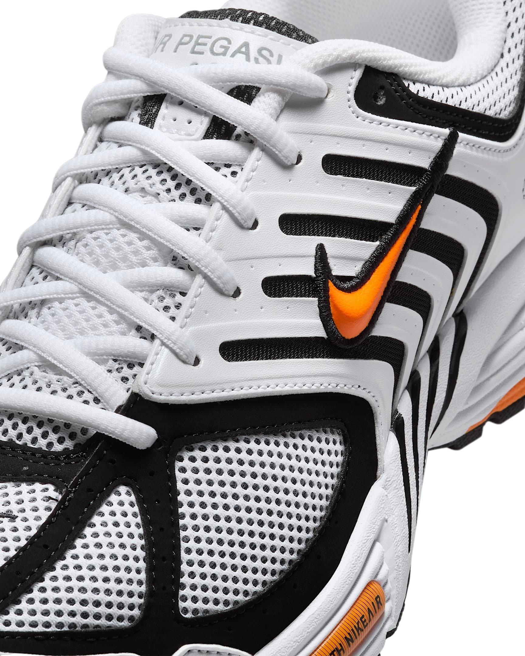 Nike Air Pegasus 2005 "White/Black/Metallic Silver/Safety Orange" Men's Shoe - WHITE/BLACK/SILVER/ORANGE Thumbnail View 6