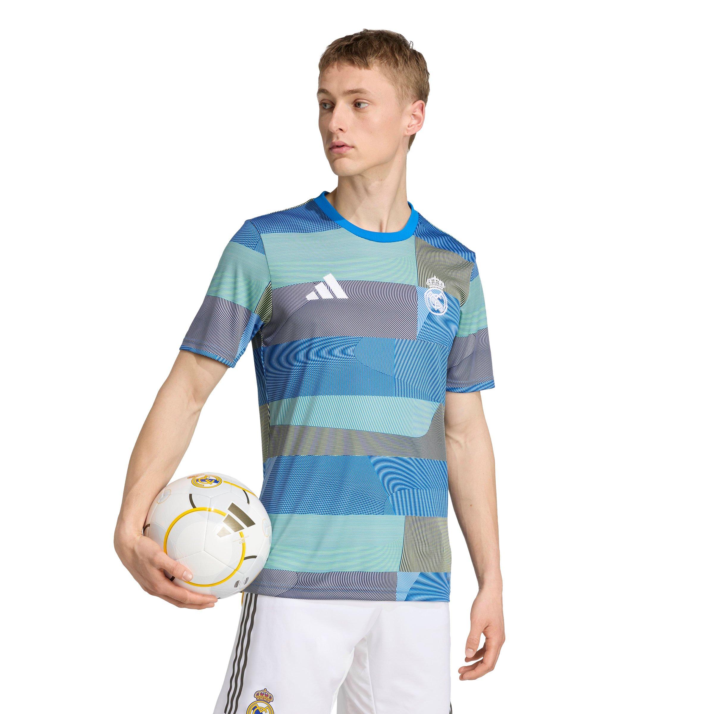 adidas Men's Real Madrid 25/26 Pre-Match Jersey -Blue - BLUE Thumbnail View 1