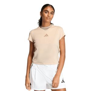 adidas Women's Z.N.E. Baby T-Shirt - Beige