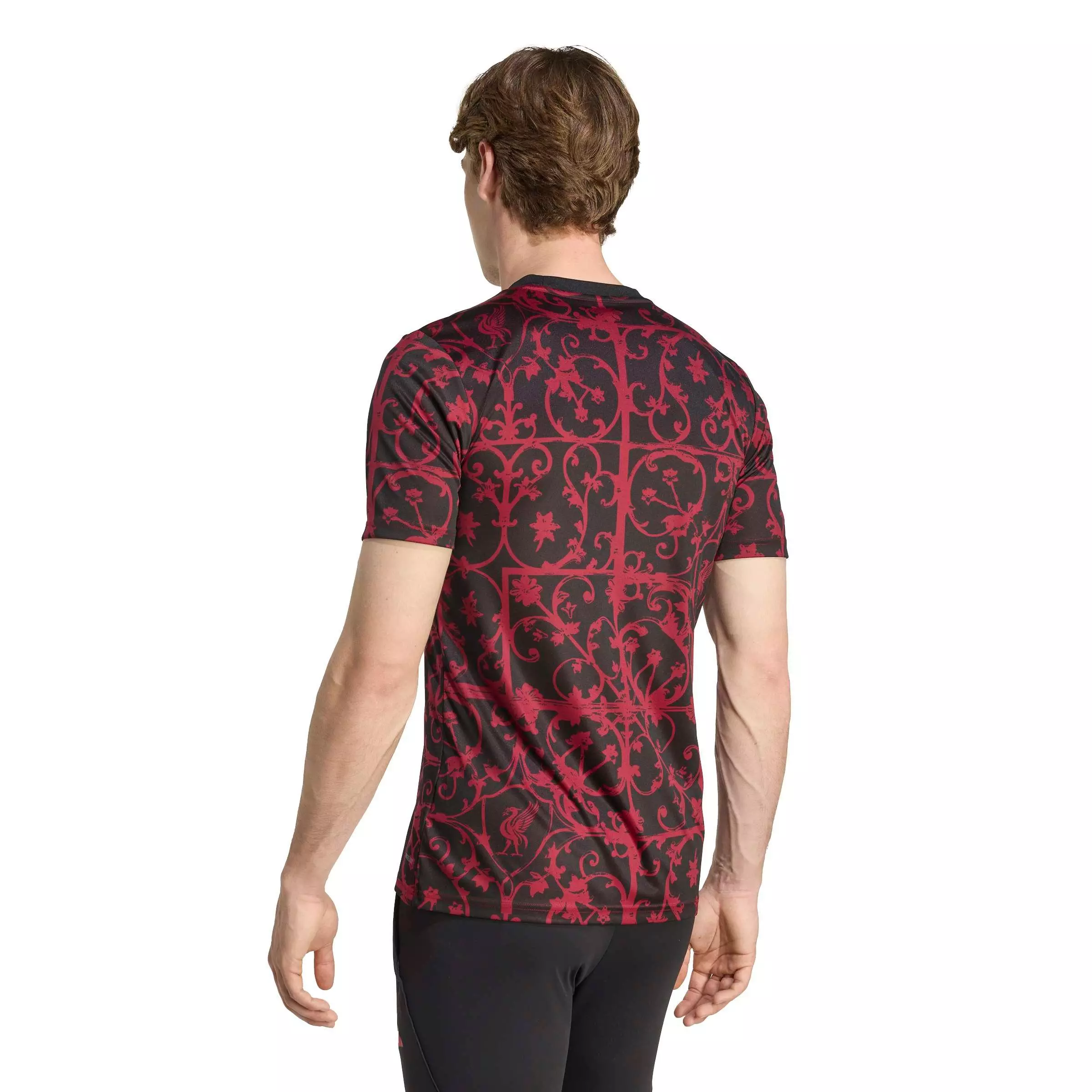 adidas Men's Liverpool FC 25/26 Pre-Match Jersey -Black/Red - BLACK/RED