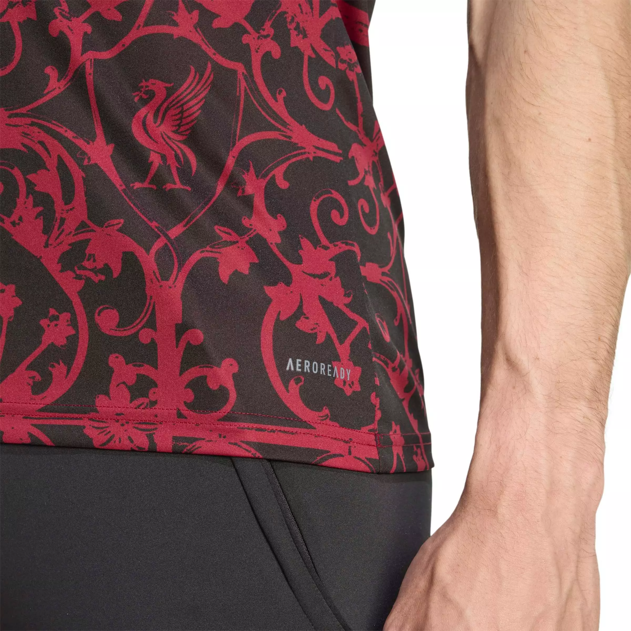 adidas Men's Liverpool FC 25/26 Pre-Match Jersey -Black/Red - BLACK/RED