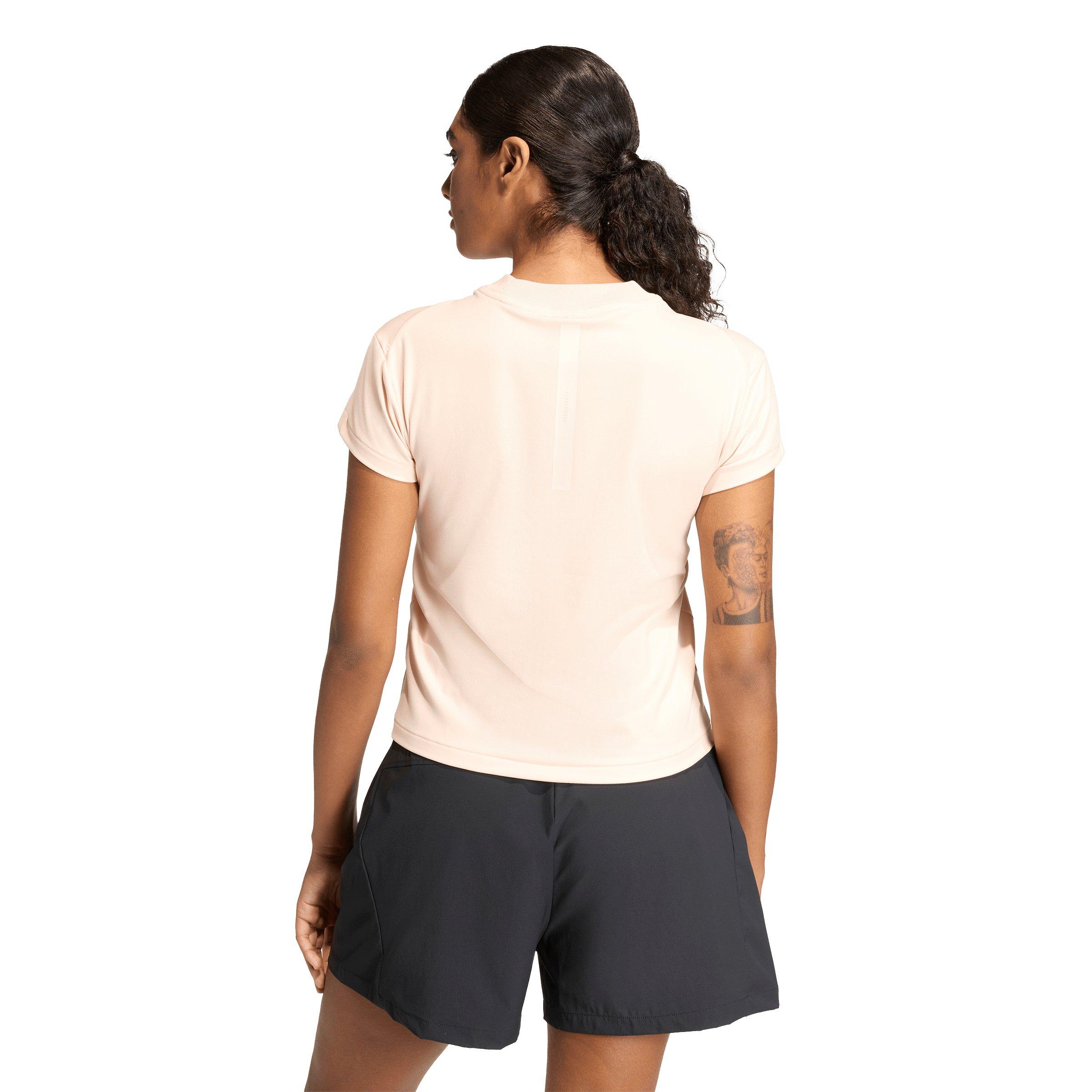 adidas Women's Z.N.E. Baby T-Shirt - Light Pink - LIGHT PINK Thumbnail View 2