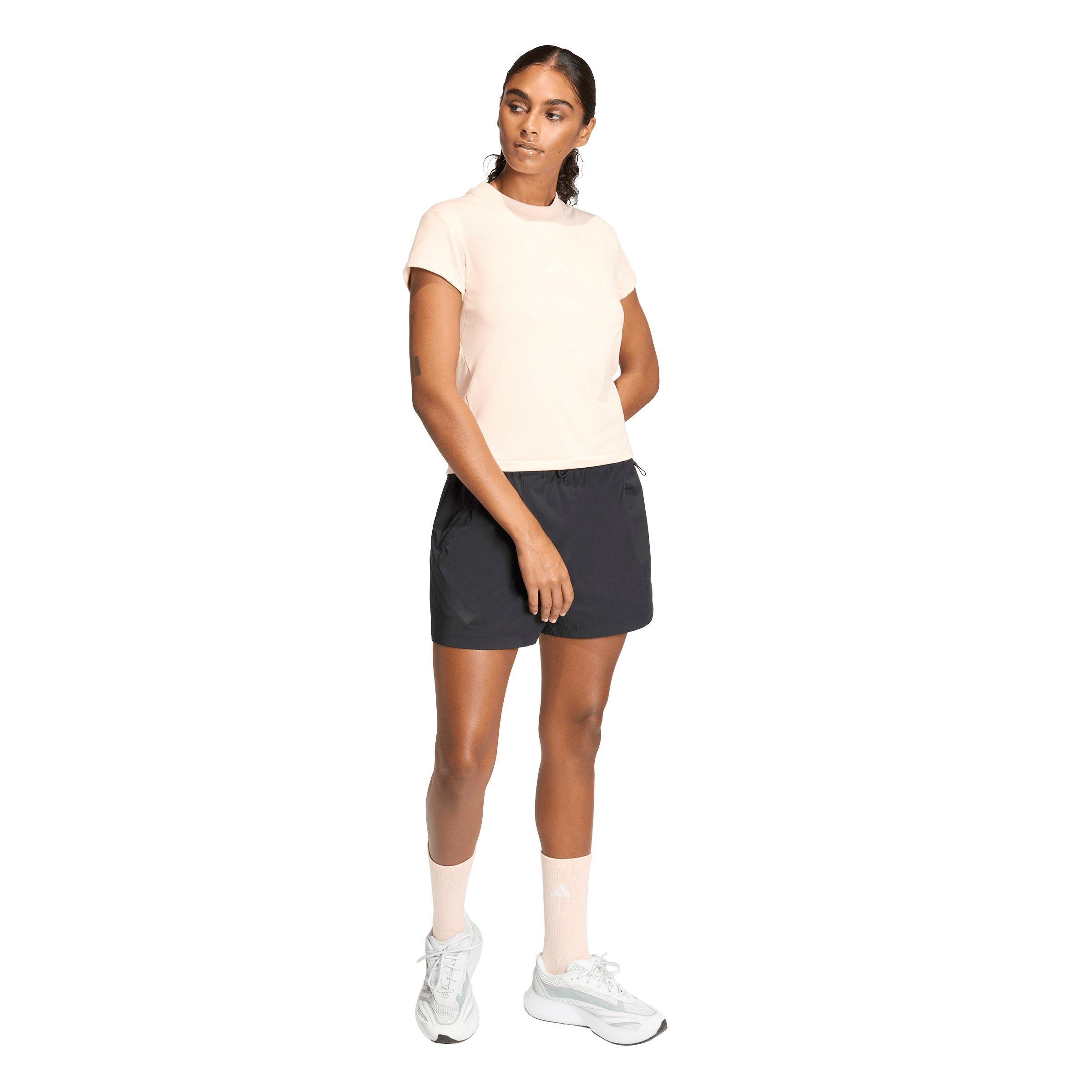 adidas Women's Z.N.E. Baby T-Shirt - Light Pink - LIGHT PINK Thumbnail View 5