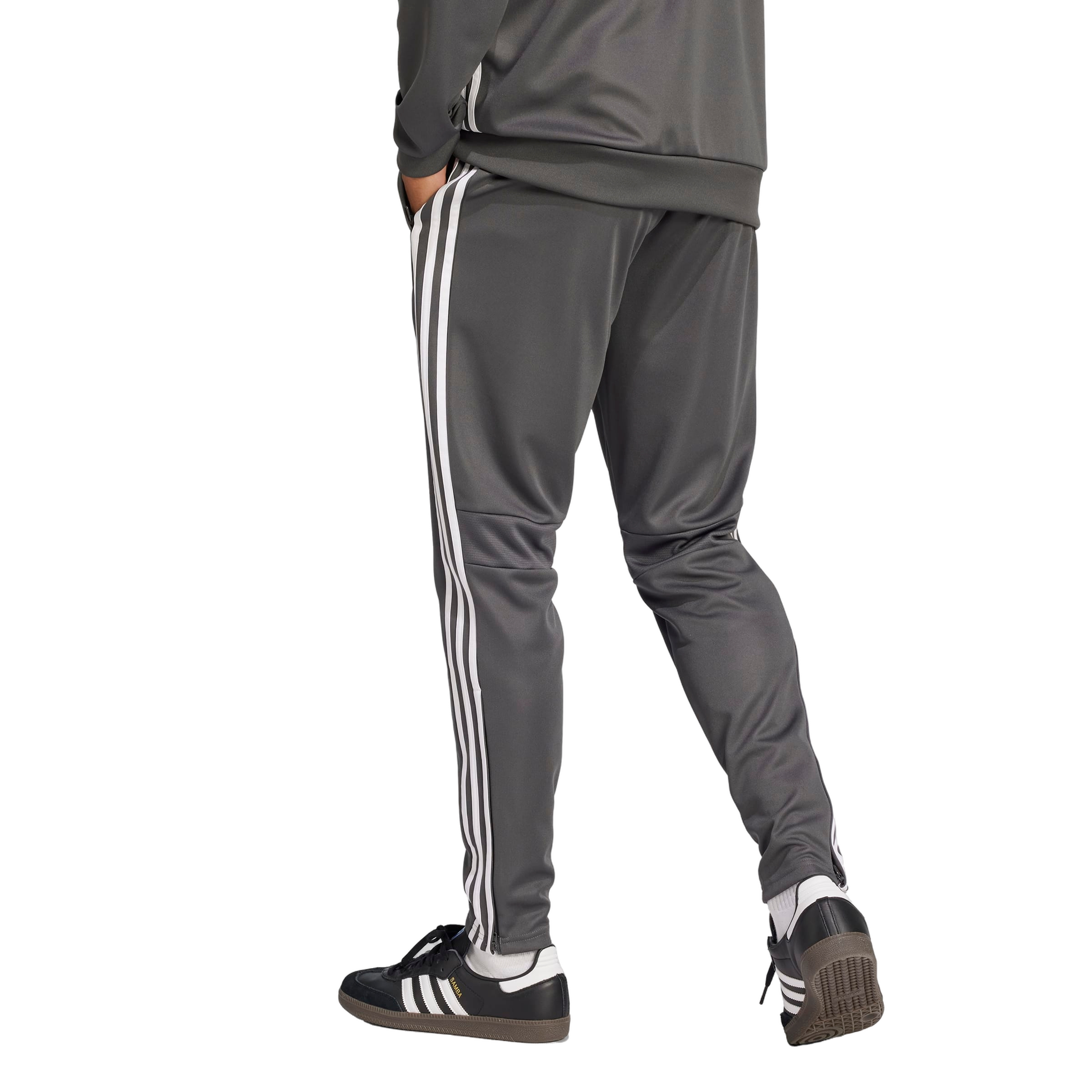 adidas Men's Tiro 25 Essentials Training Tracksuit Bottoms -Dk Grey - GREY Thumbnail View 2