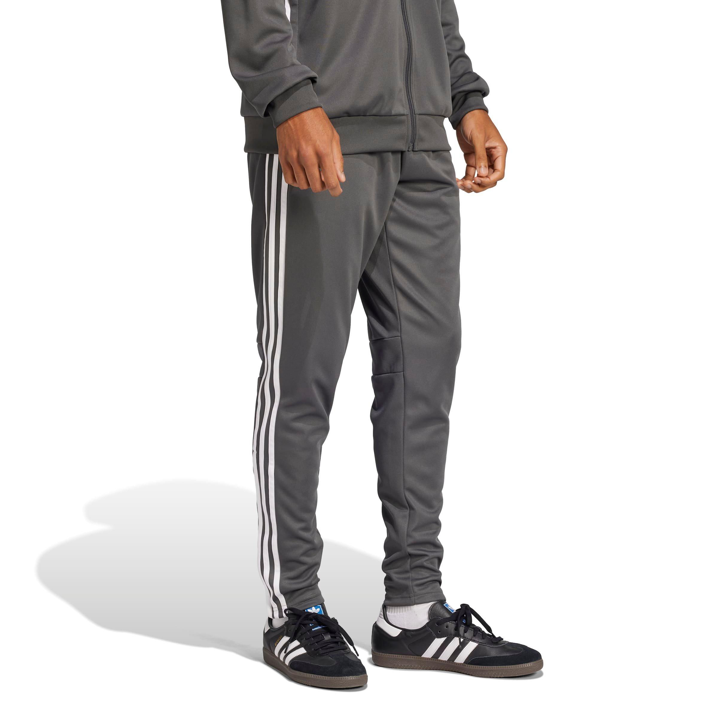 adidas Men's Tiro 25 Essentials Training Tracksuit Bottoms - Dk Grey - GREY Thumbnail View 3
