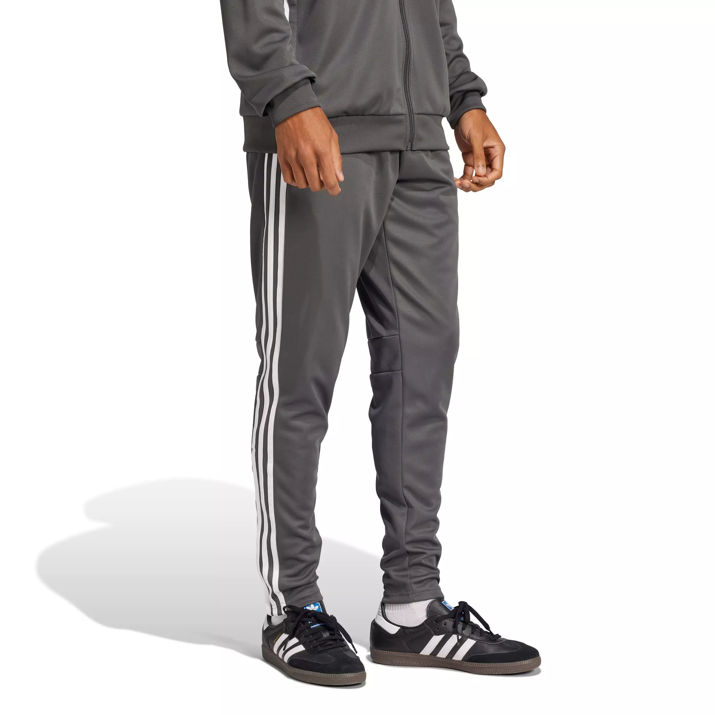 adidas Men's Tiro 25 Essentials Training Tracksuit Bottoms -Dk Grey - GREY