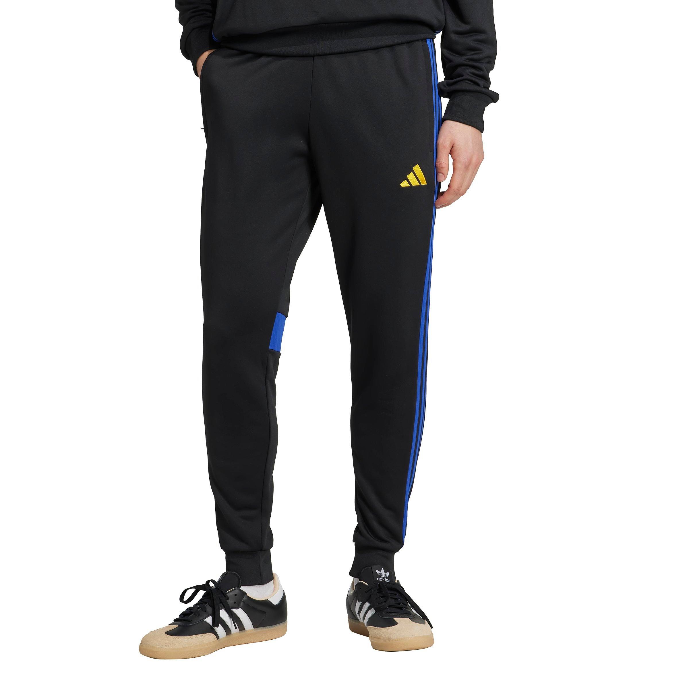 adidas Men's Tiro 25 Essentials Sweat Tracksuit Bottoms -Black - BLACK Thumbnail View 1