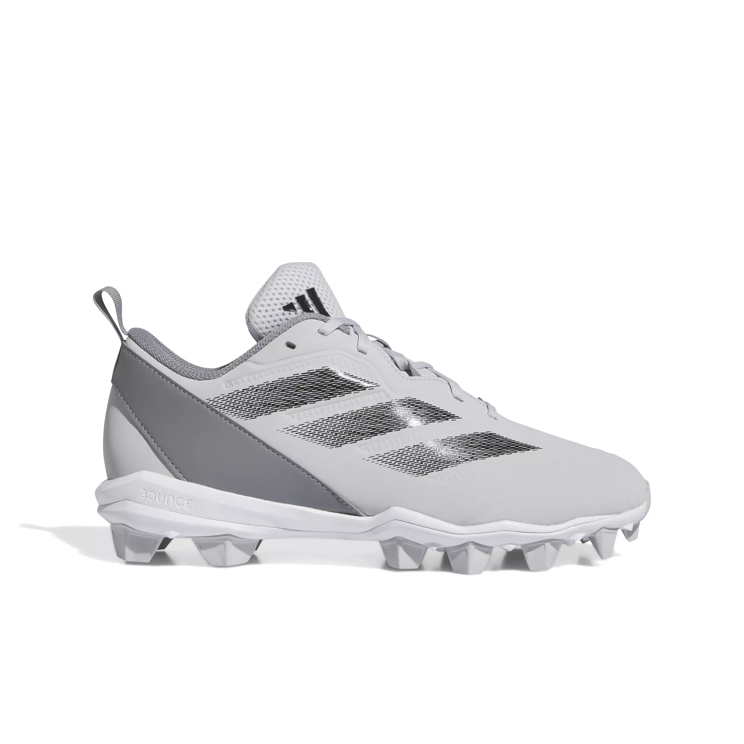 adidas Adizero Instinct "Team Light Grey/Core Black/Grey Three" Women's Softball Cleat - LT GREY/BLACK/GREY