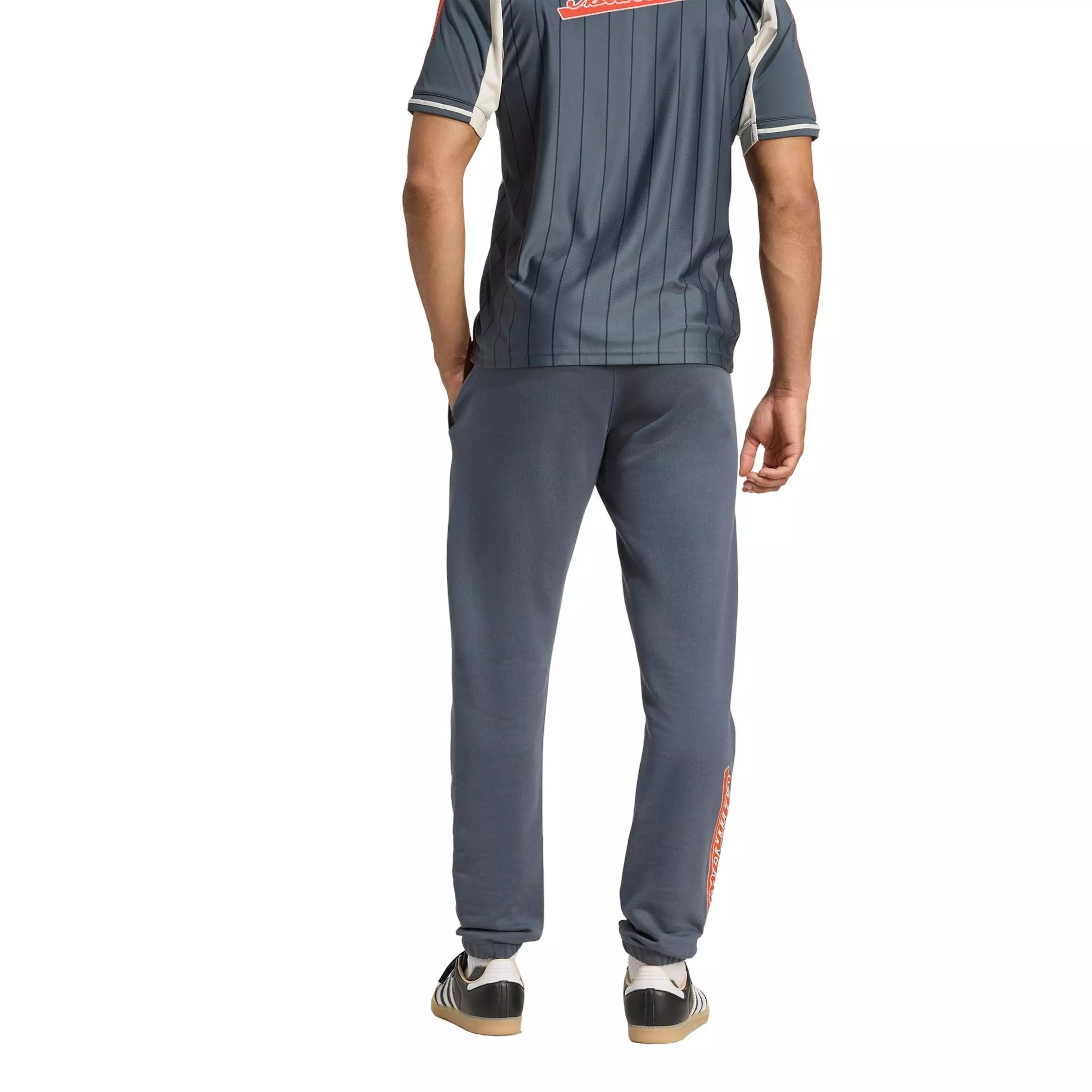 adidas Men's FC Bayern US Pack Tracksuit Bottoms - Grey - GREY