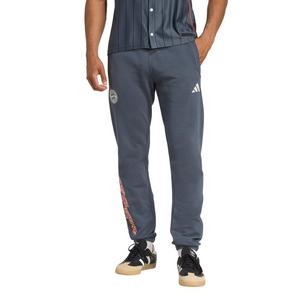 adidas Men's FC Bayern US Pack Tracksuit Bottoms -Grey