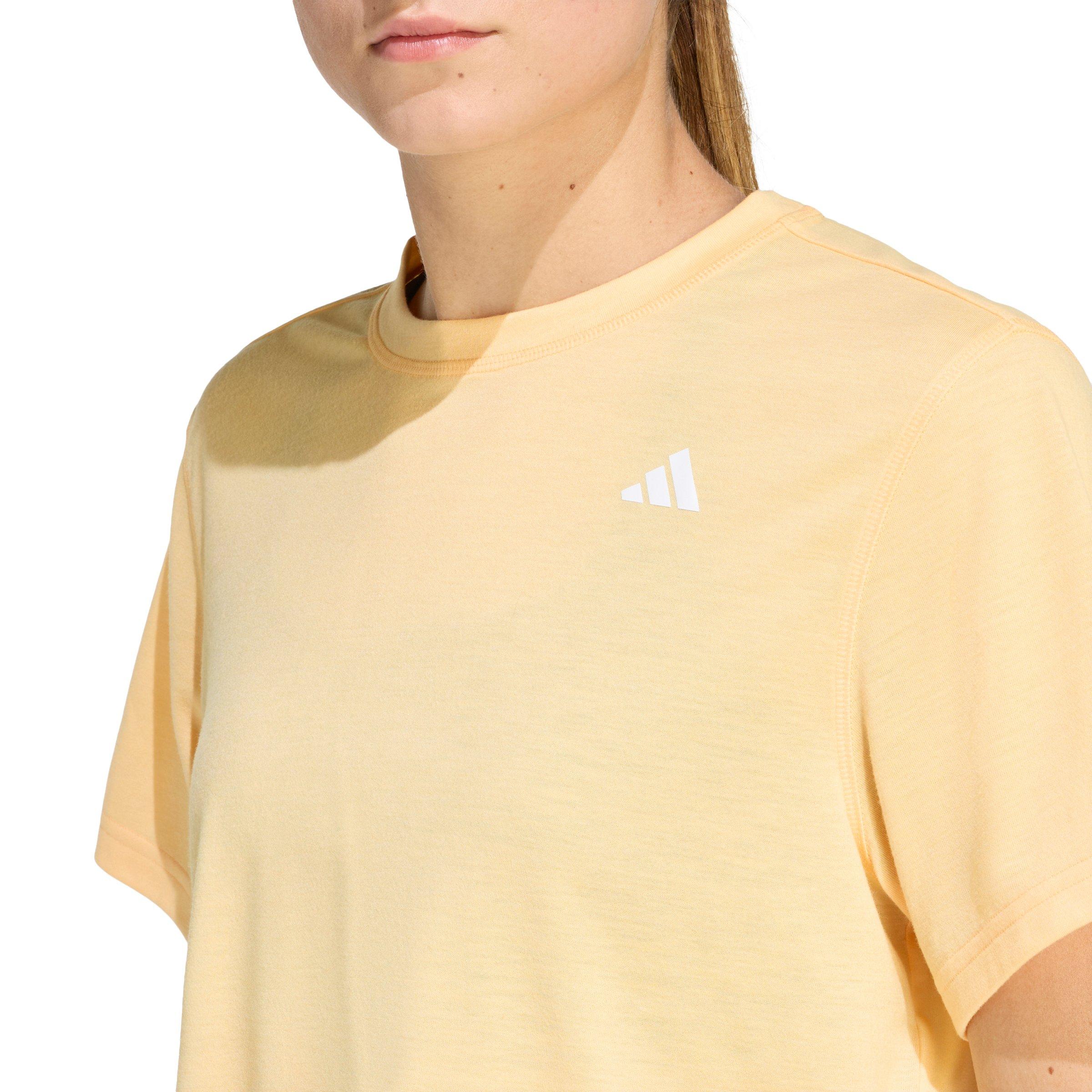 adidas Women's Train Essentials Boxy Workout Tee - Light Orange - LIGHT ORANGE Thumbnail View 3