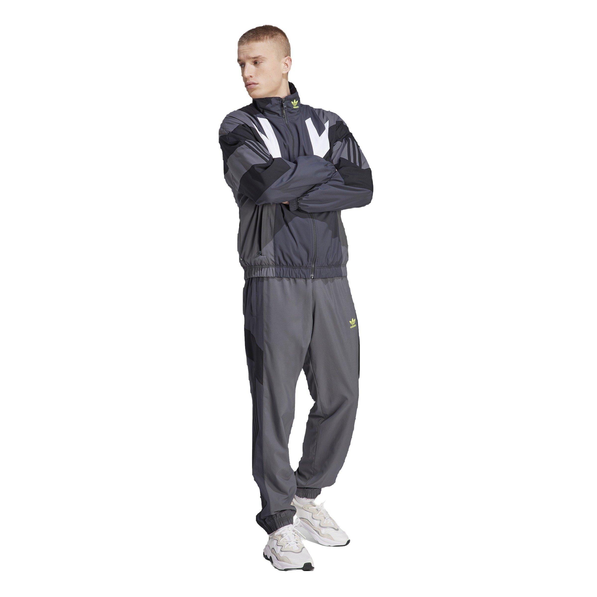 adidas Men\'s Originals Rekive Woven Grey Gear - - Track | City Jacket Hibbett
