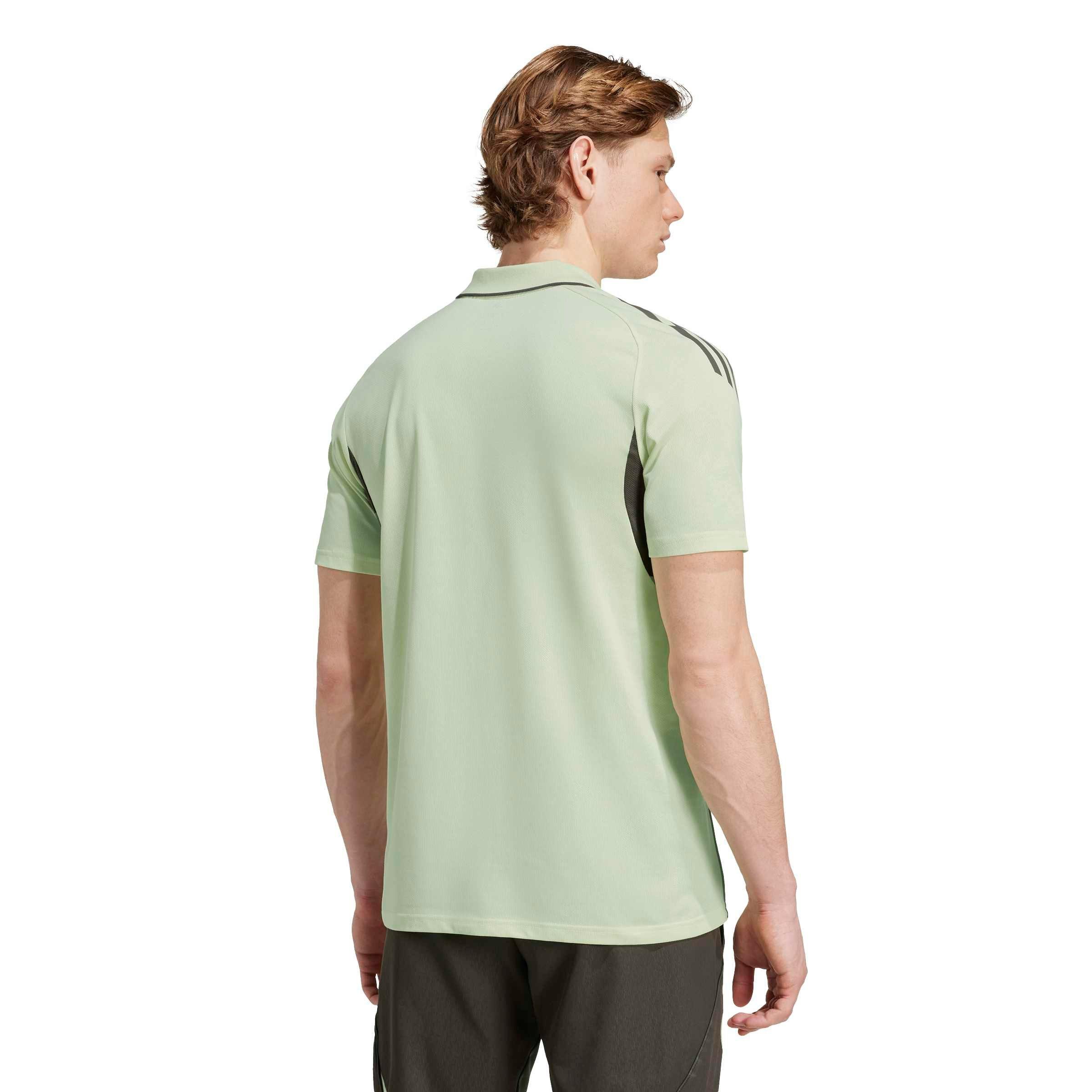 adidas Men's Real Madrid Tiro 25 Competition Polo Shirt -Lt. Green - GREEN Thumbnail View 2