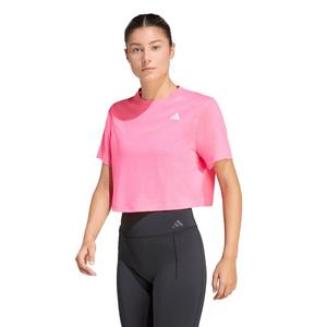 adidas Women's Train Essentials Boxy Workout Tee - Pink