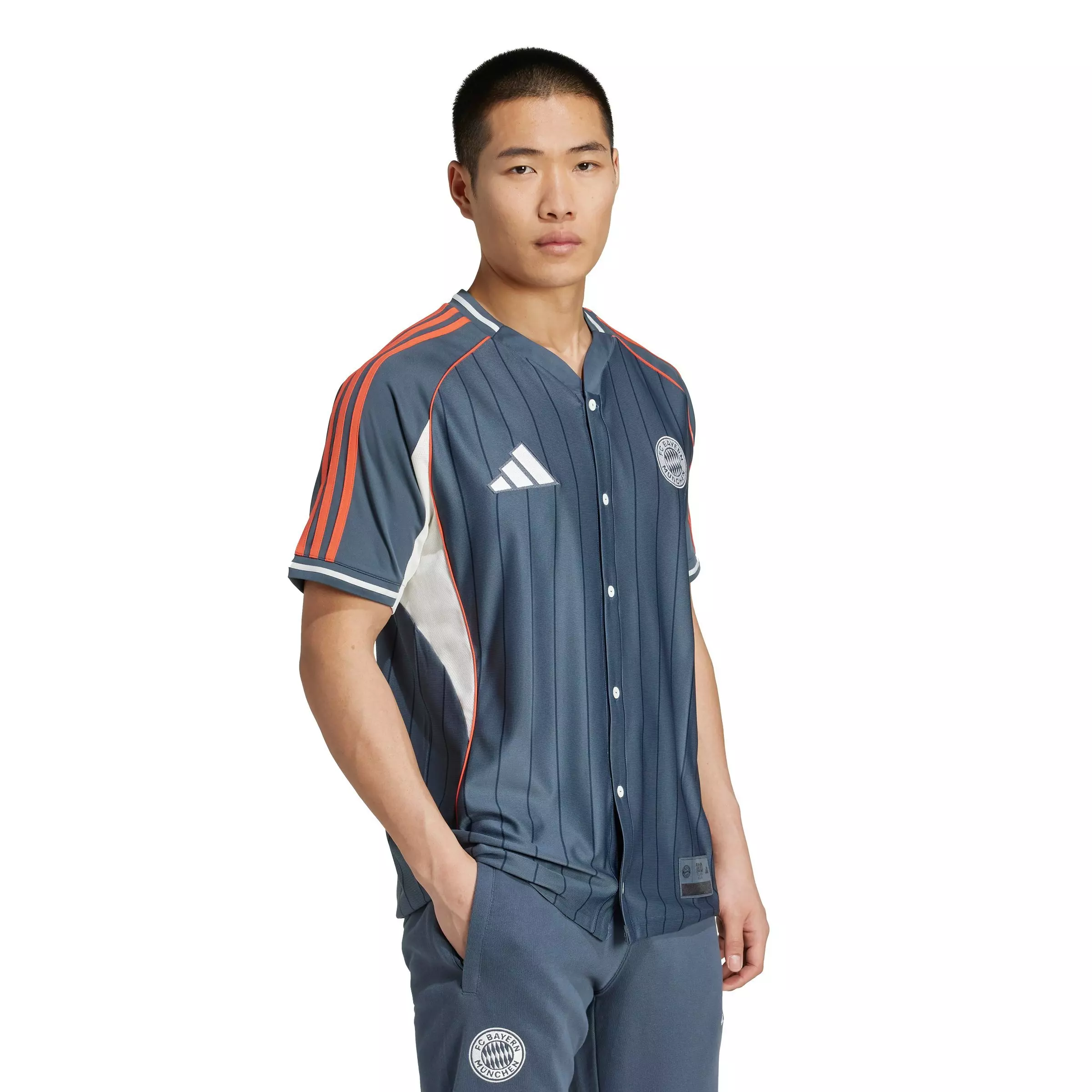 adidas Men's FC Bayern US Pack Shirt -Grey - GREY