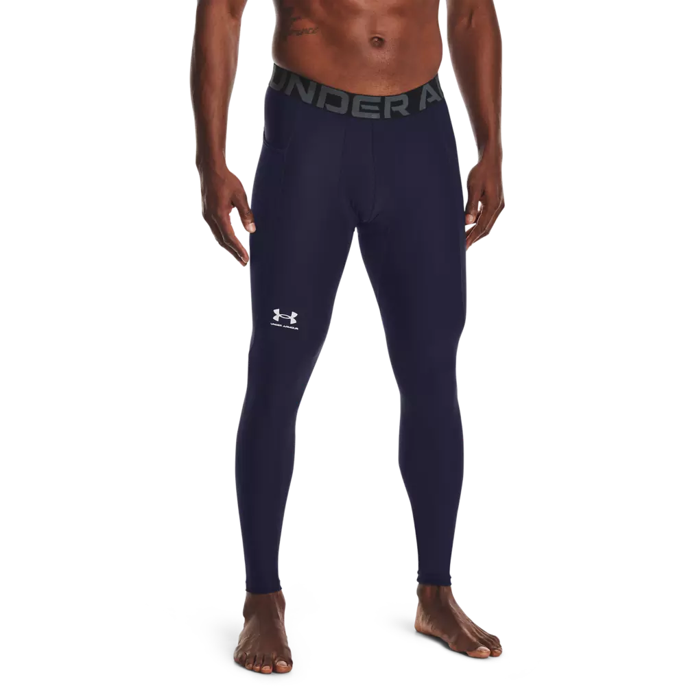 Under Armour Men's Navy HeatGear Armour Leggings - Hibbett