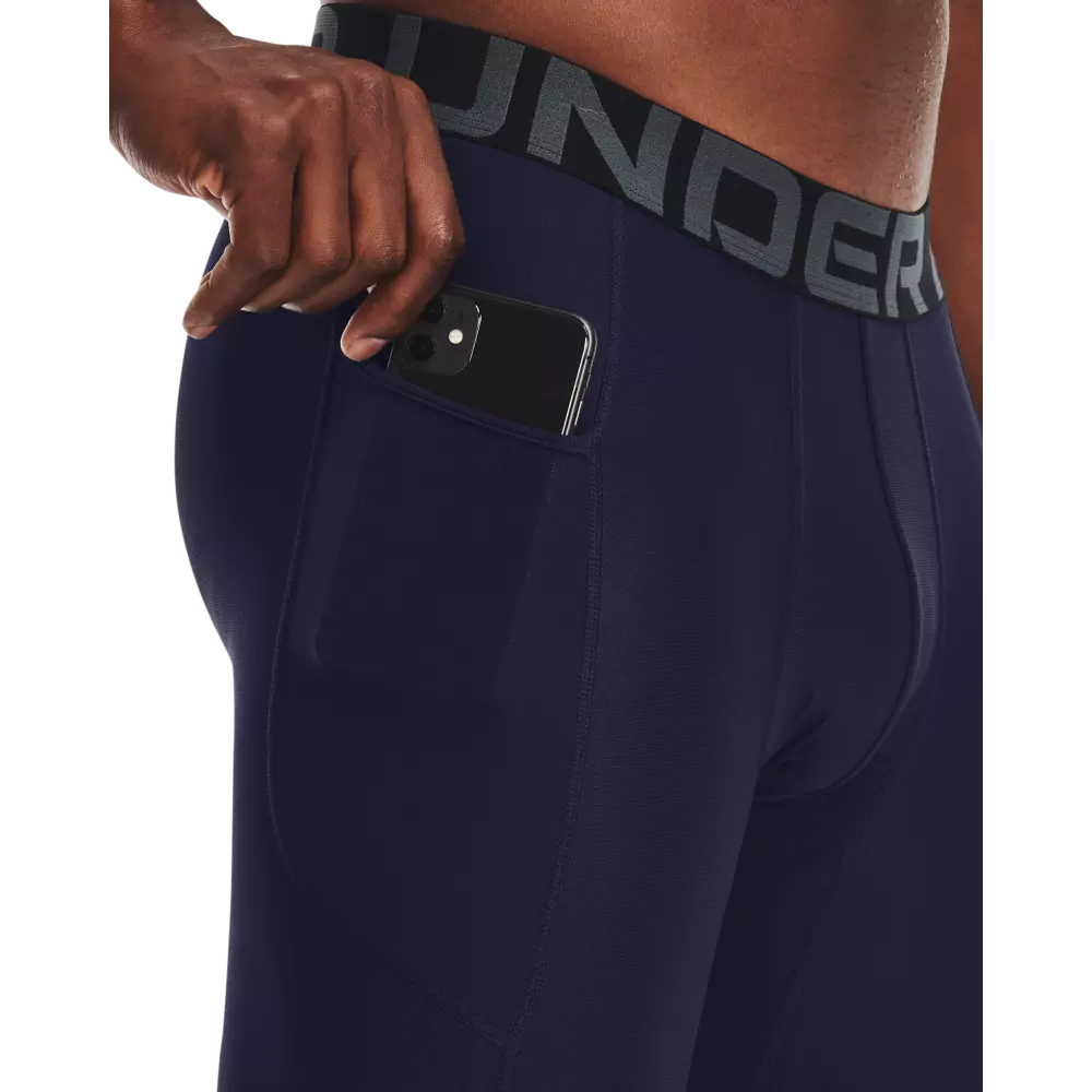 Under Armour Men's Navy HeatGear Armour Leggings - NAVY