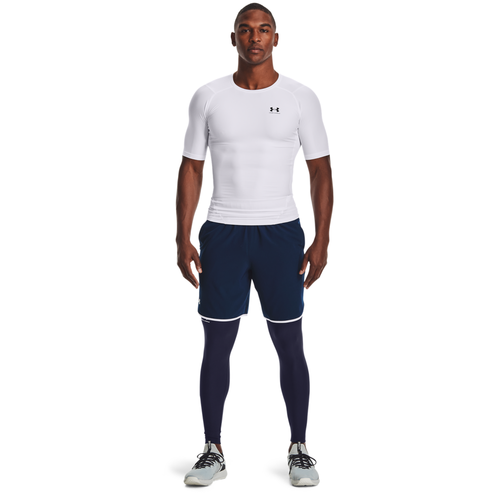 Under Armour Men's Navy HeatGear Armour Leggings - NAVY Thumbnail View 4