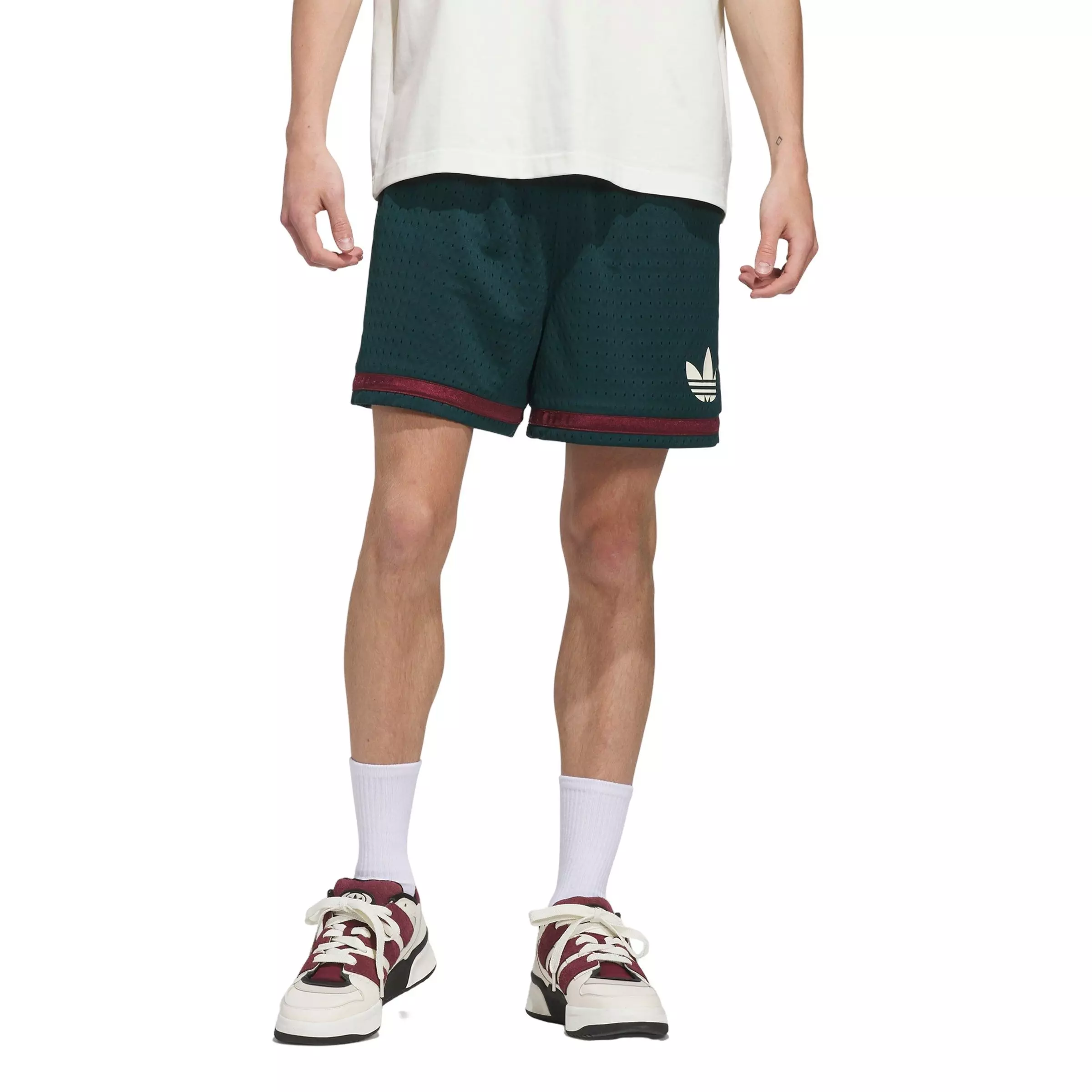 adidas Originals Men's Basketball Shorts -Teal - TEAL