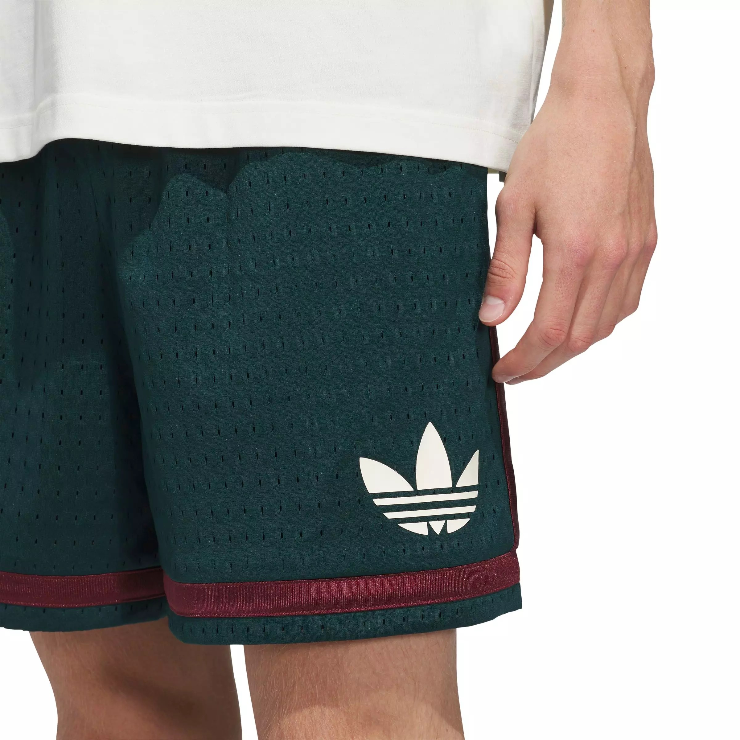 adidas Originals Men's Basketball Shorts -Teal - TEAL