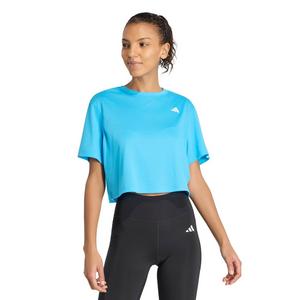 adidas Women's Train Essentials Boxy Workout Tee - Aqua