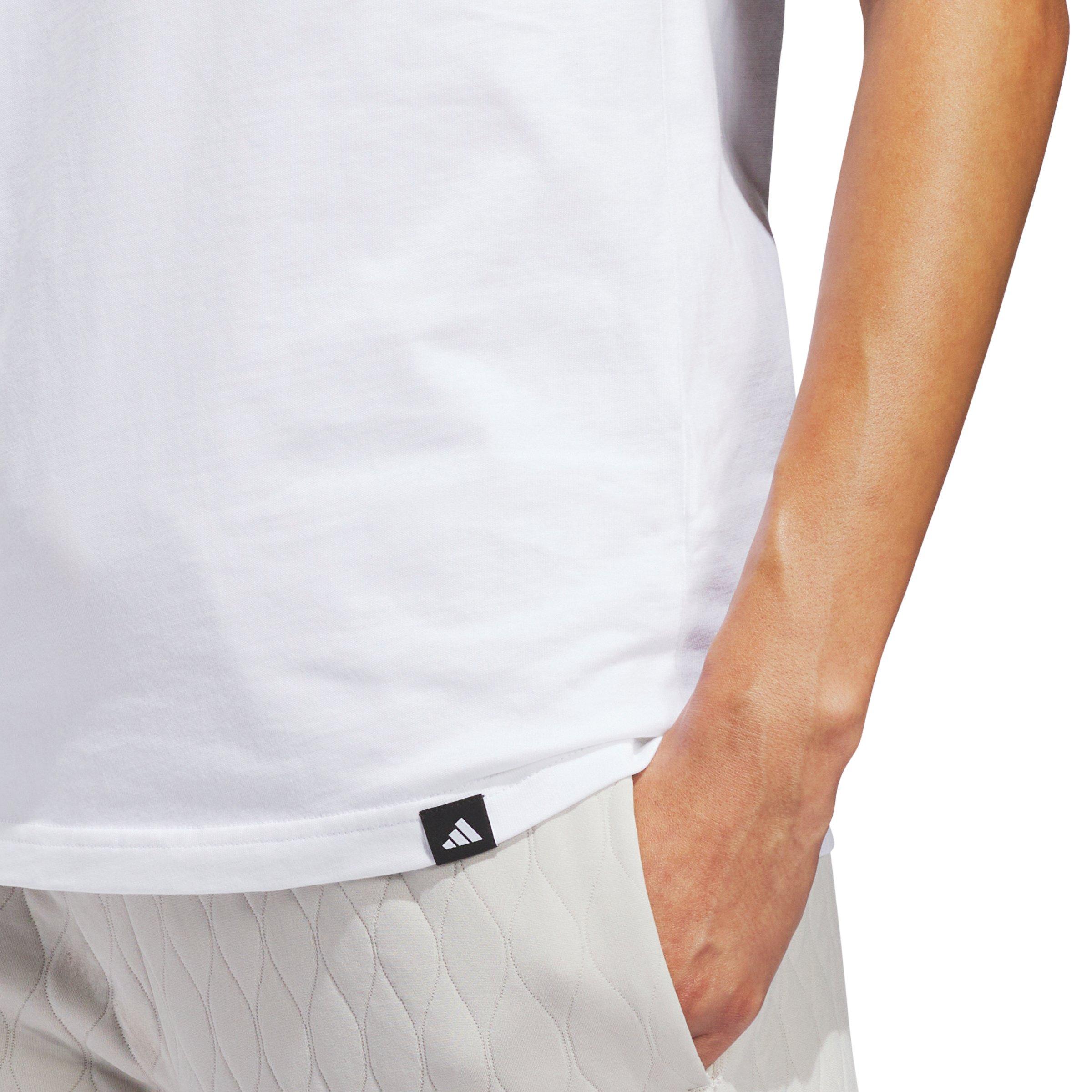 adidas Women's Western Florals Graphic T-Shirt - White - WHITE Thumbnail View 4