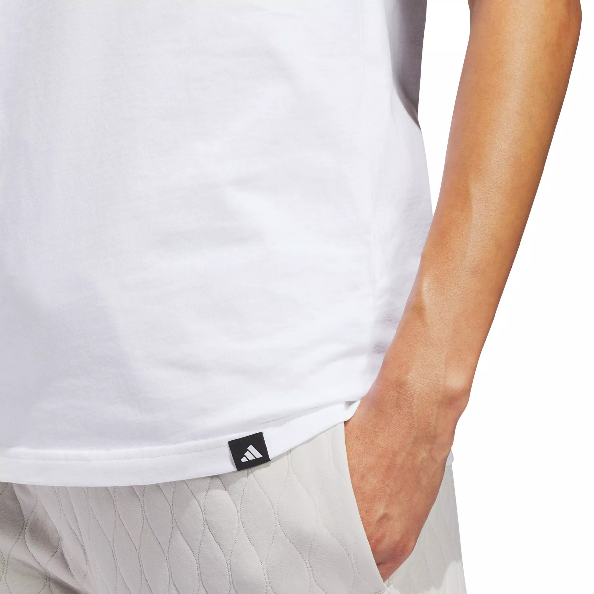 adidas Women's Western Florals Graphic T-Shirt - White - WHITE