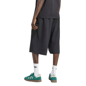 adidas Originals Men's Firebird Oversized Nylon Shorts -Black