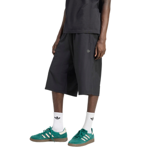 adidas Originals Men's Firebird Oversized Nylon Shorts -Black