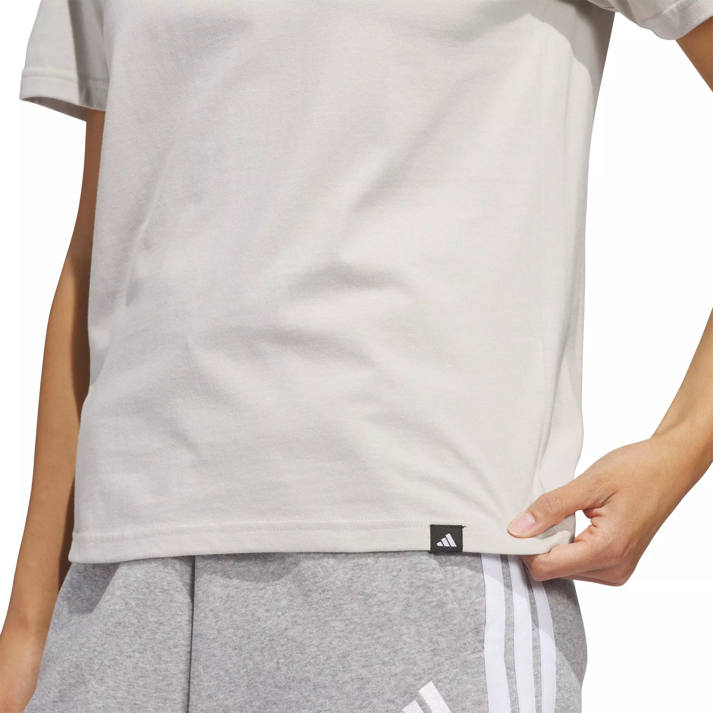 adidas Women's Western Florals Graphic T-Shirt - Beige - BEIGE