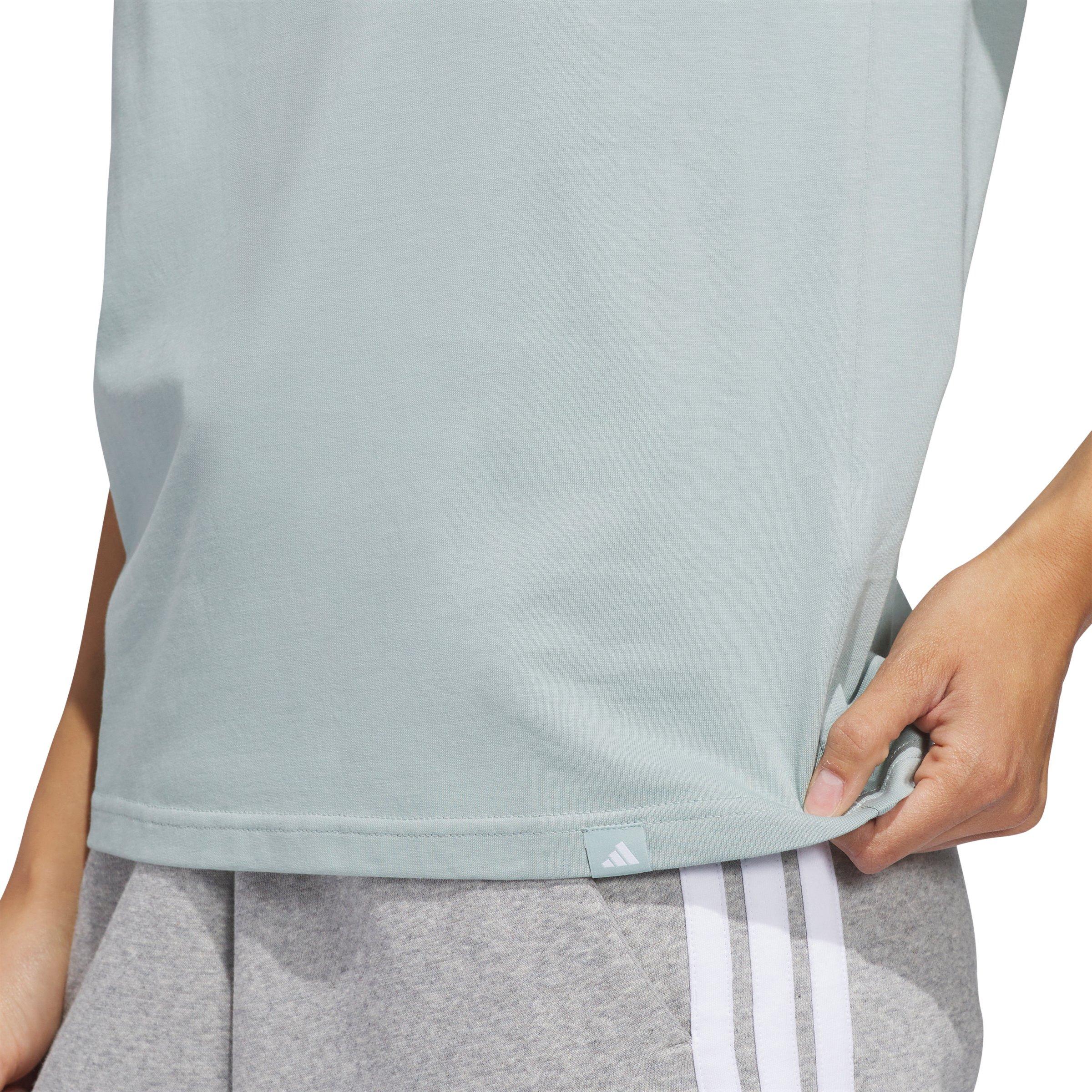 adidas Women's Western Florals Graphic T-Shirt - Sage Green - SAGE GREEN Thumbnail View 4