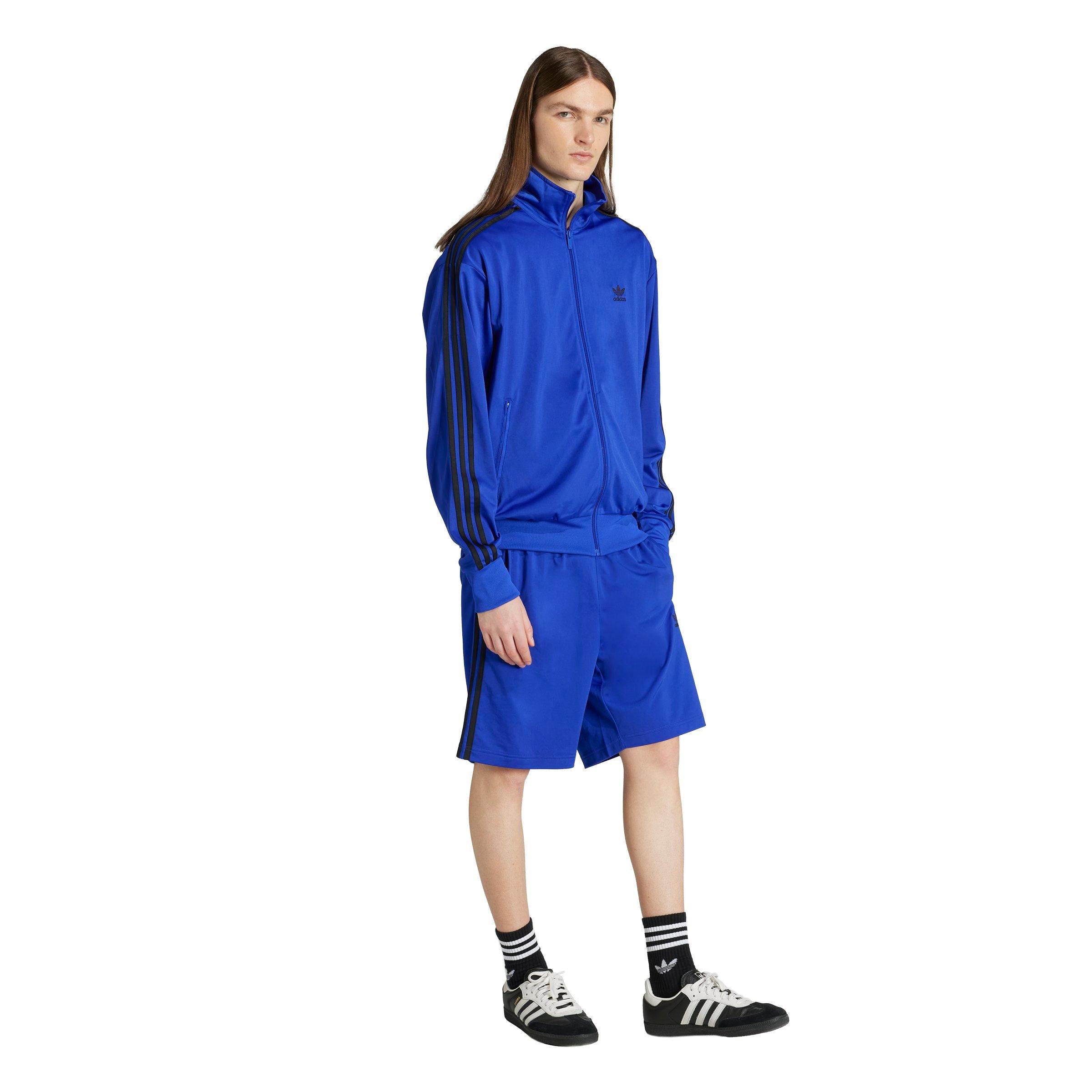 adidas Originals Men's Adicolor Firebird Shorts -Blue - BLUE Thumbnail View 5