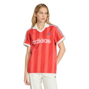 adidas Originals Women's Twill Football Jersey - Red