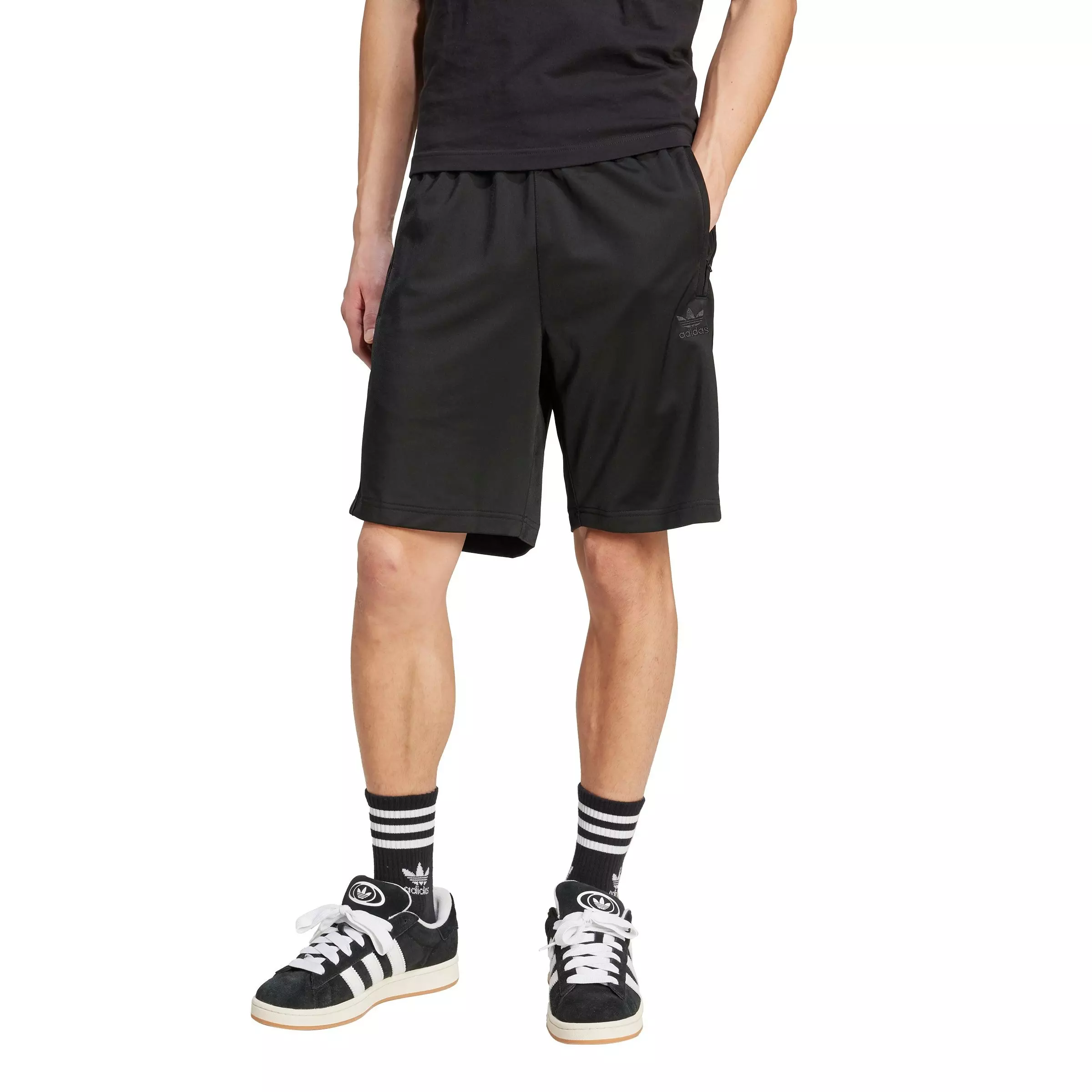 adidas Originals Men's Adicolor Firebird Shorts -Black - BLACK