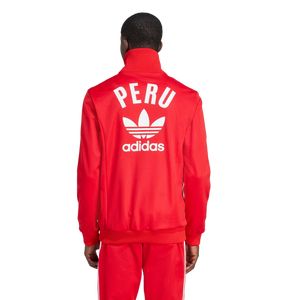 adidas Originals Men's Peru Track Top -Red