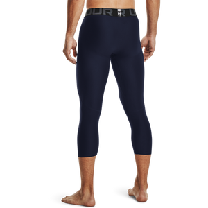 Under Armour Men's Navy HeatGear Armour ¾ Leggings