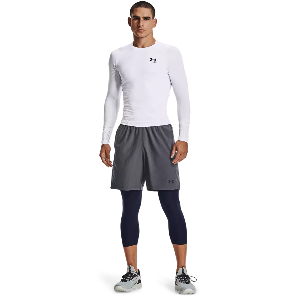 Under Armour Men's Navy HeatGear Armour ¾ Leggings - NAVY